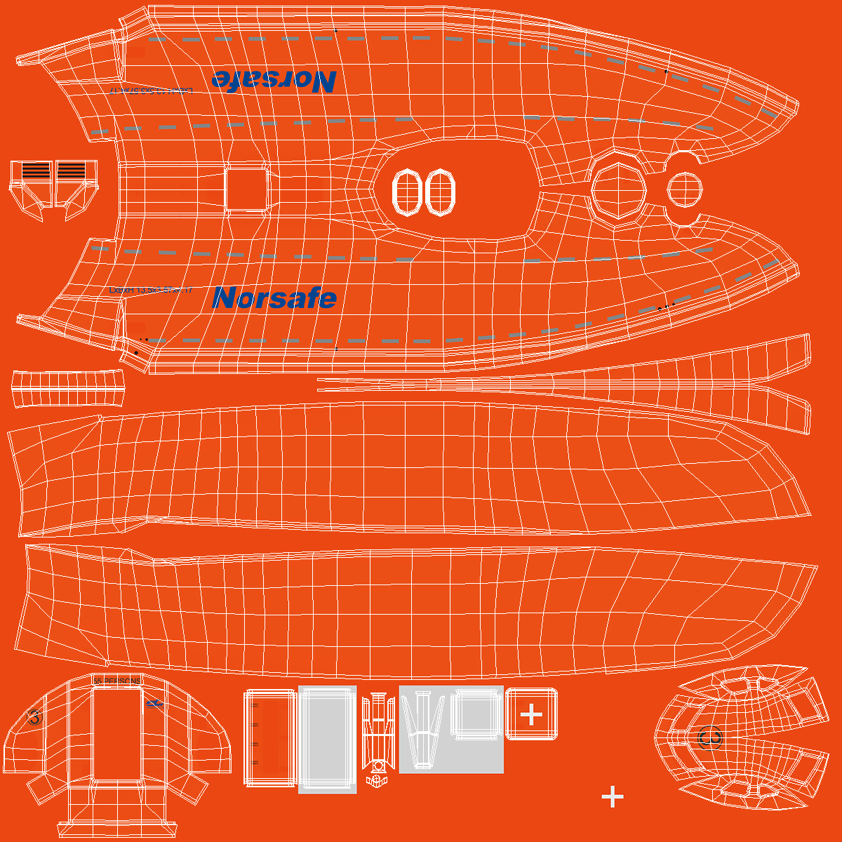 Freefall Lifeboat Launching Mechanism 3D