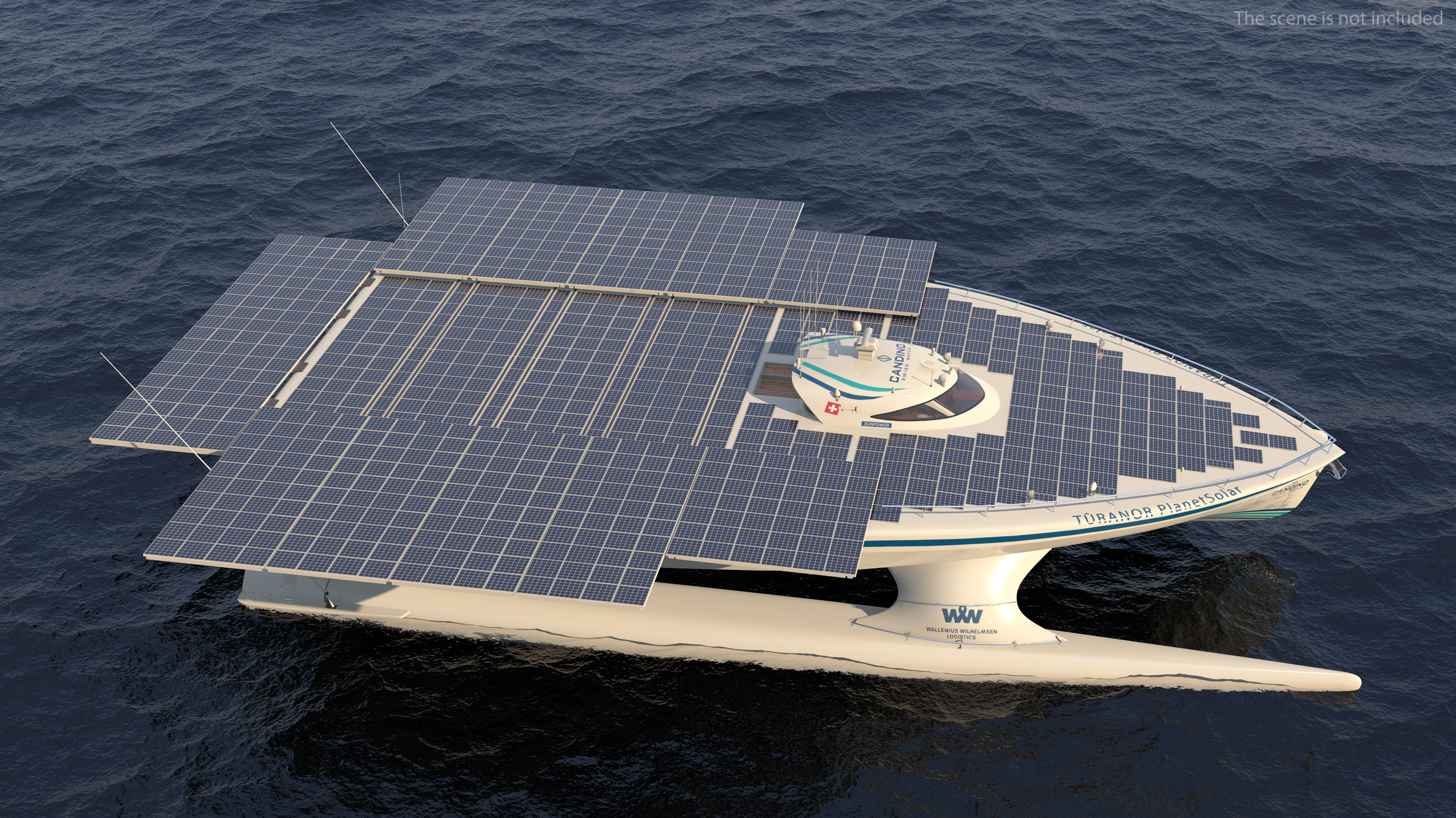 Turanor PlanetSolar Boat 3D model