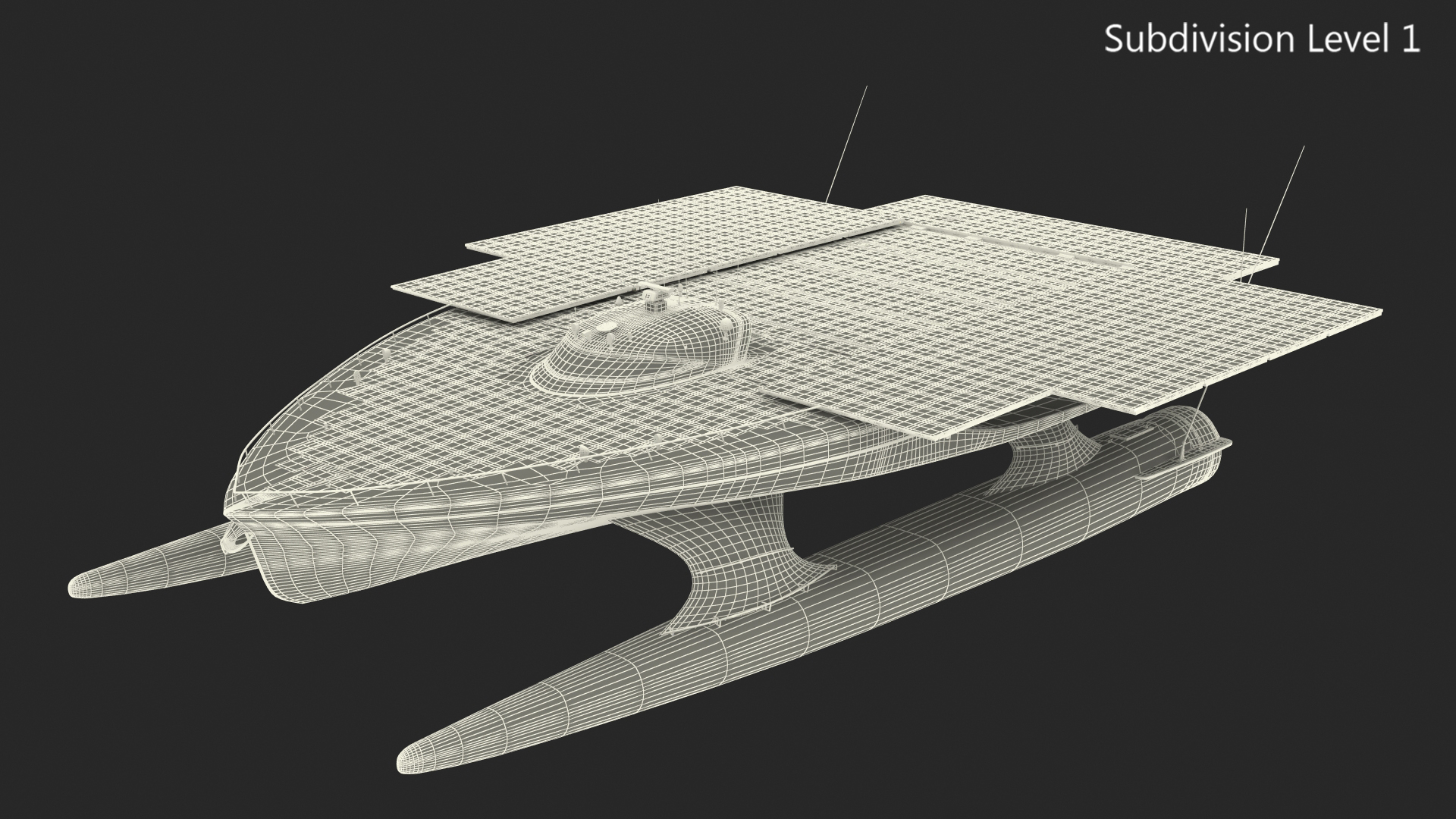 Turanor PlanetSolar Boat 3D model