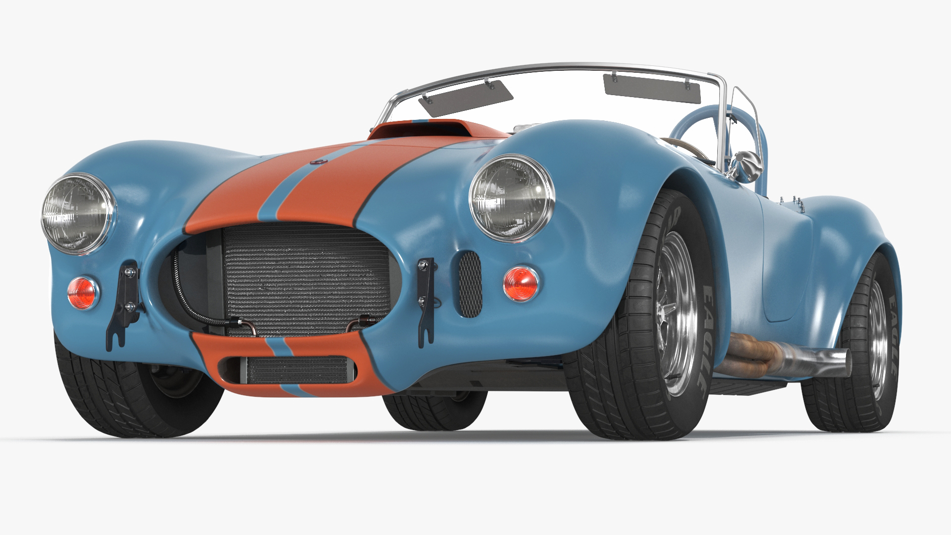 Shelby Cobra Blue 3D