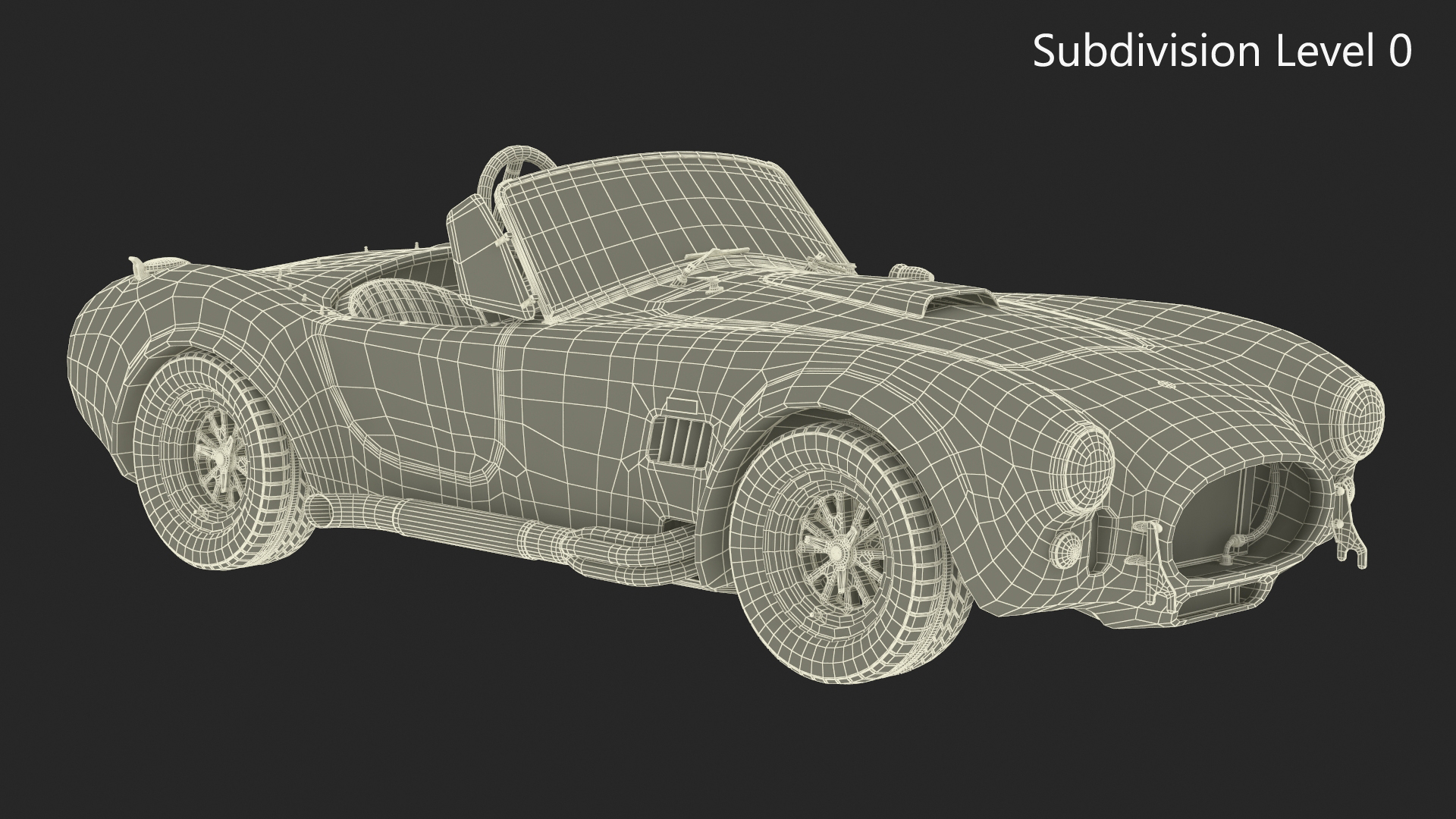 Shelby Cobra Blue 3D