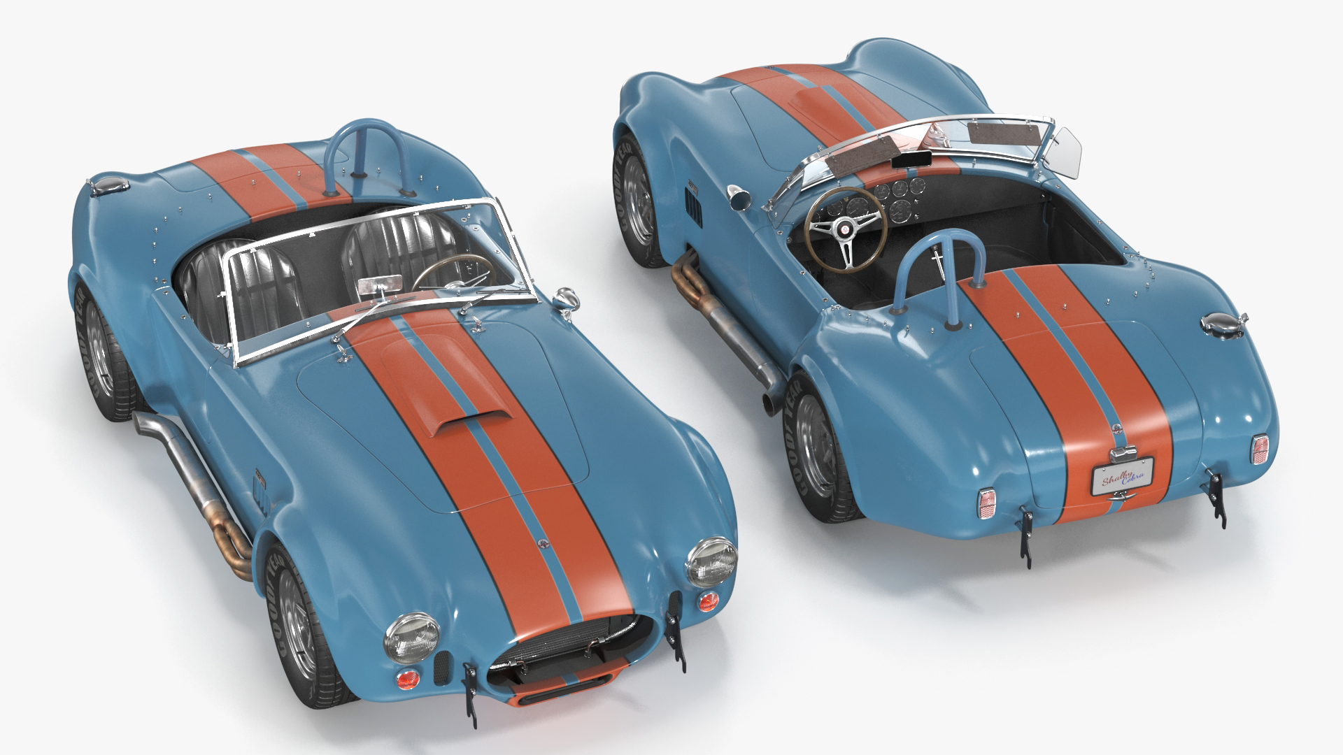 Shelby Cobra Blue 3D