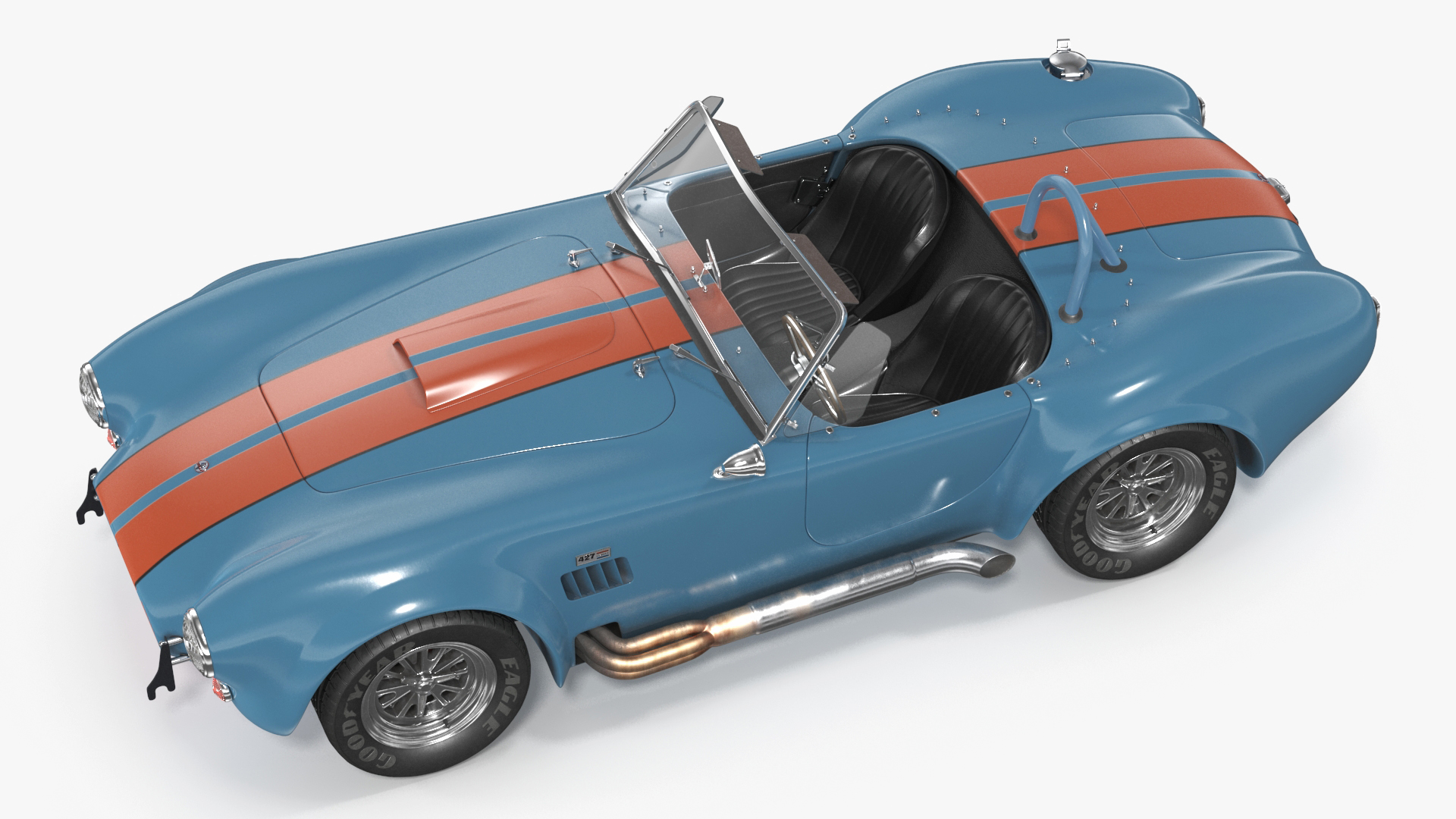 Shelby Cobra Blue 3D