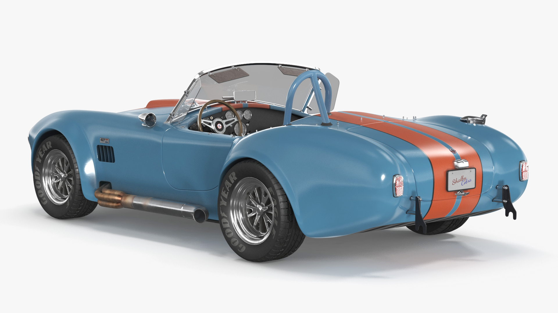 Shelby Cobra Blue 3D