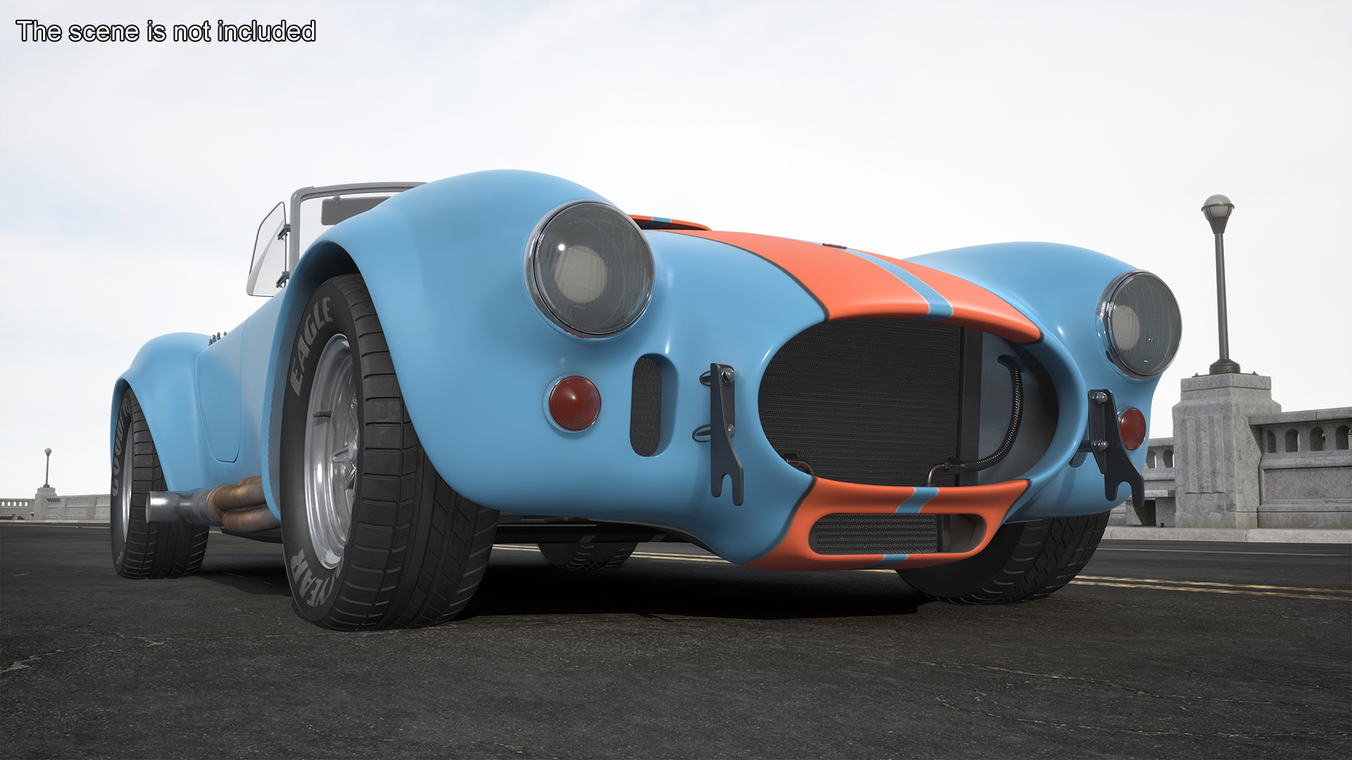 Shelby Cobra Blue 3D