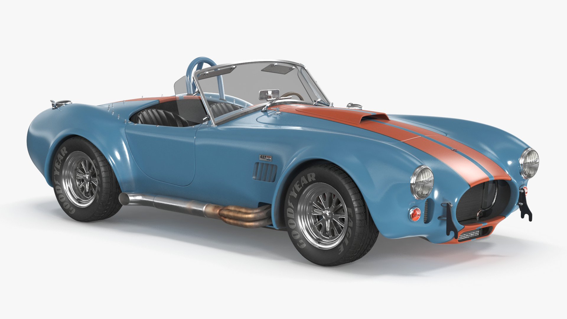 Shelby Cobra Blue 3D