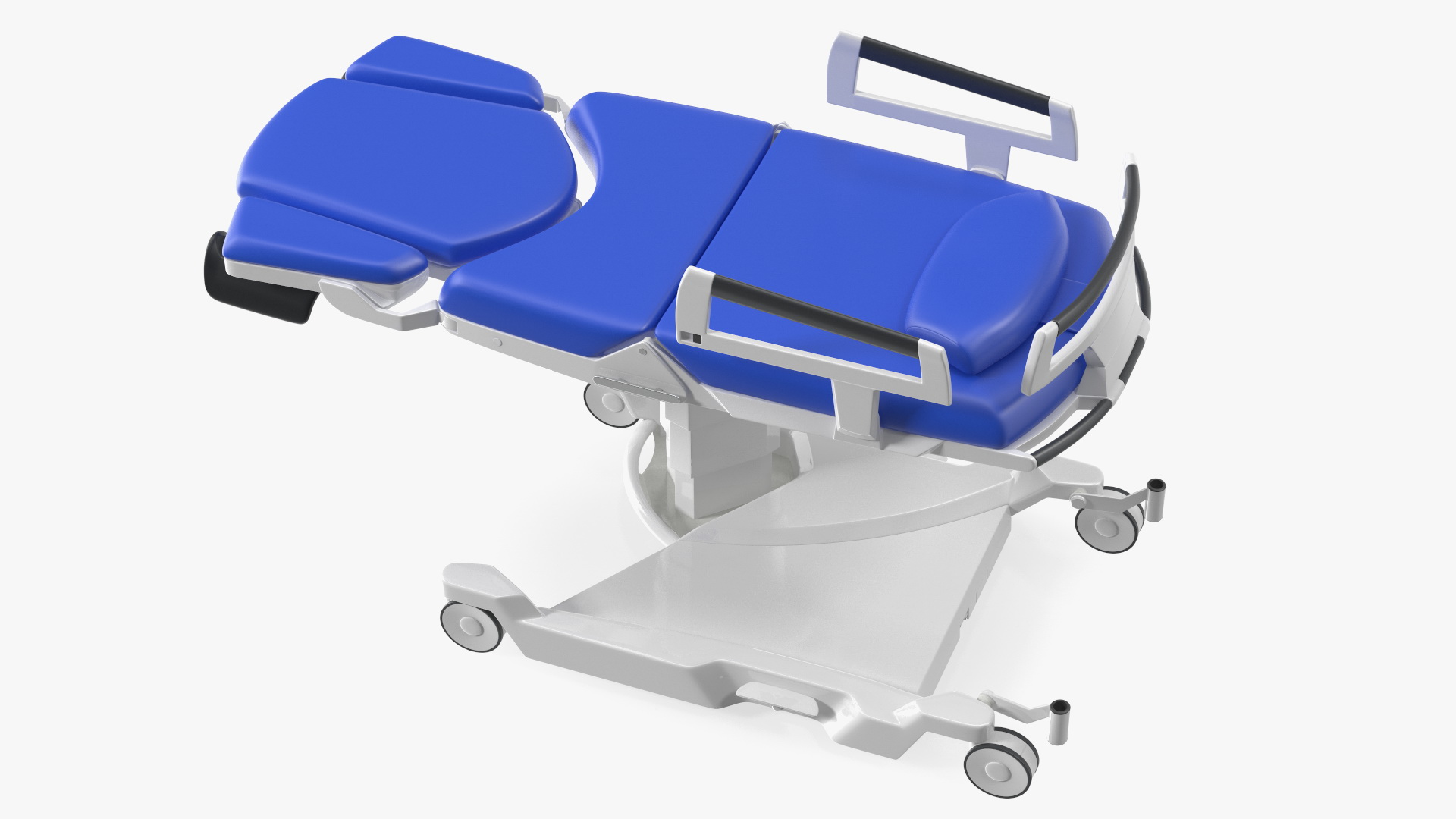 3D model Bed for Birth Blue Rigged