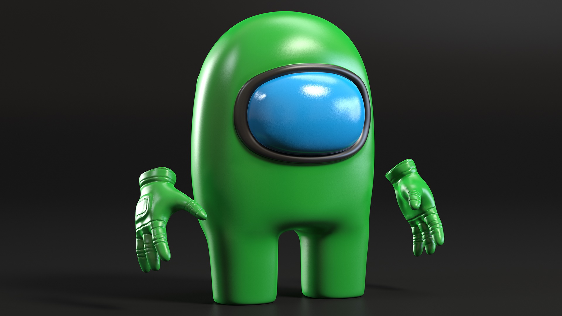 Among Us Green Character 3D model