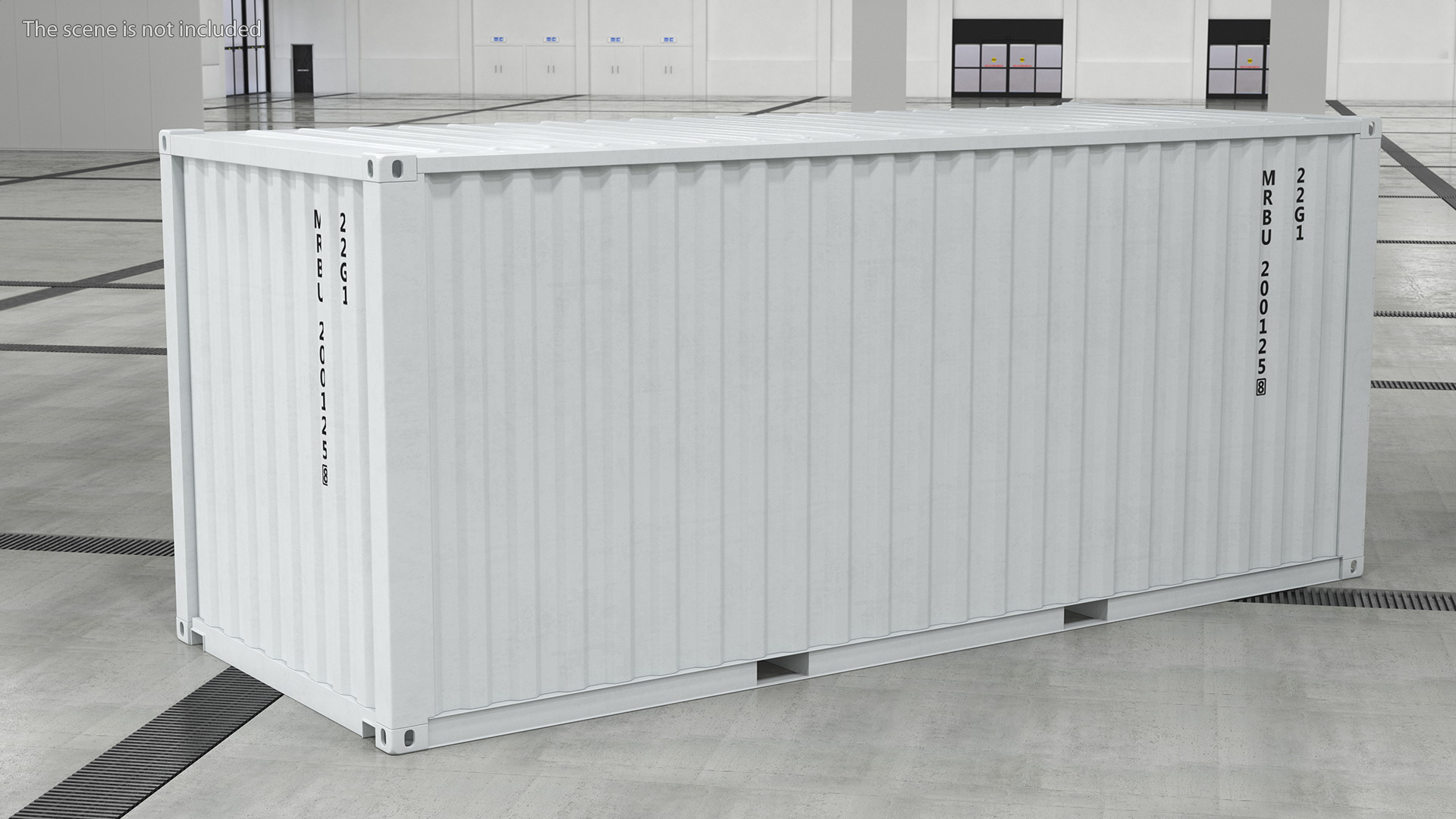 3D model Shipping Cargo Container 20 ft