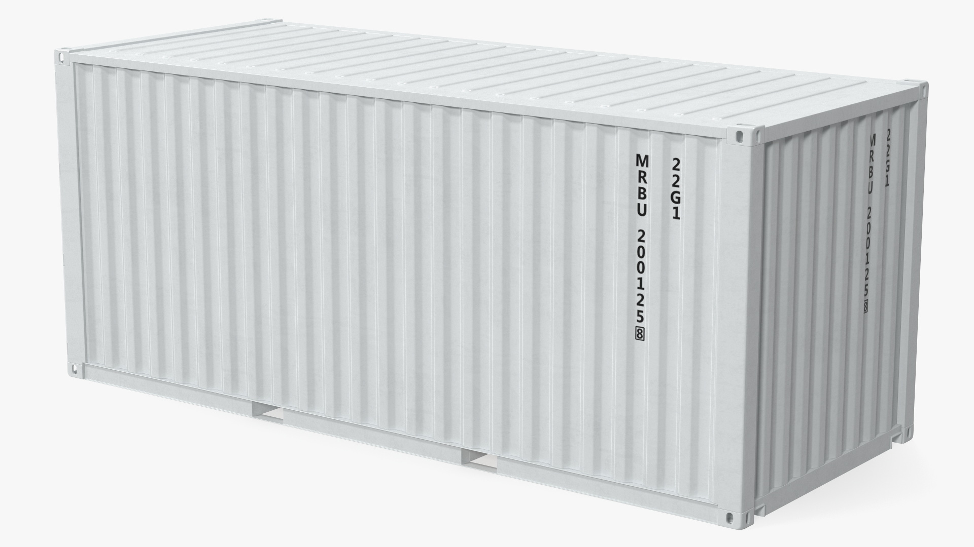 3D model Shipping Cargo Container 20 ft