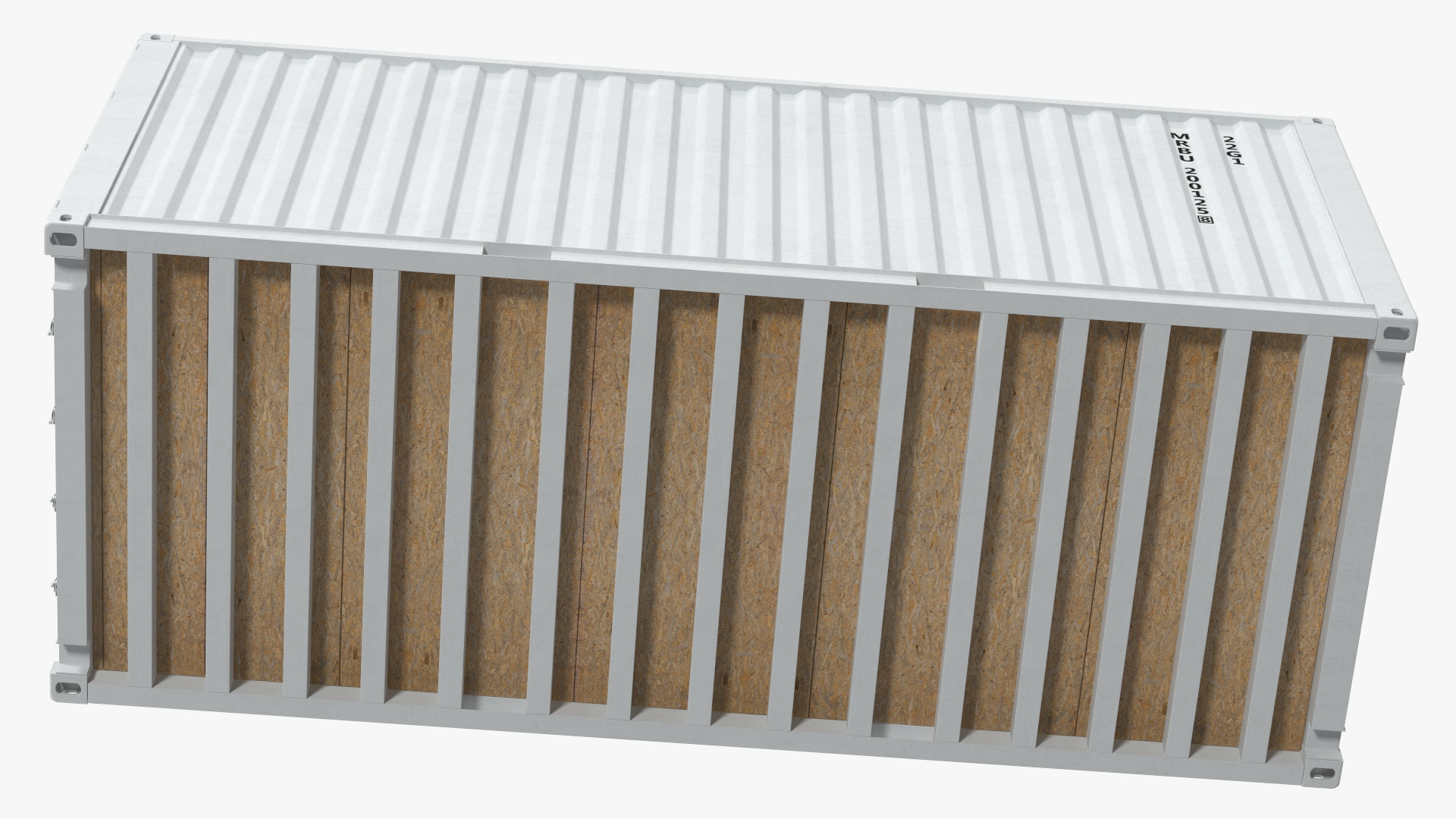 3D model Shipping Cargo Container 20 ft