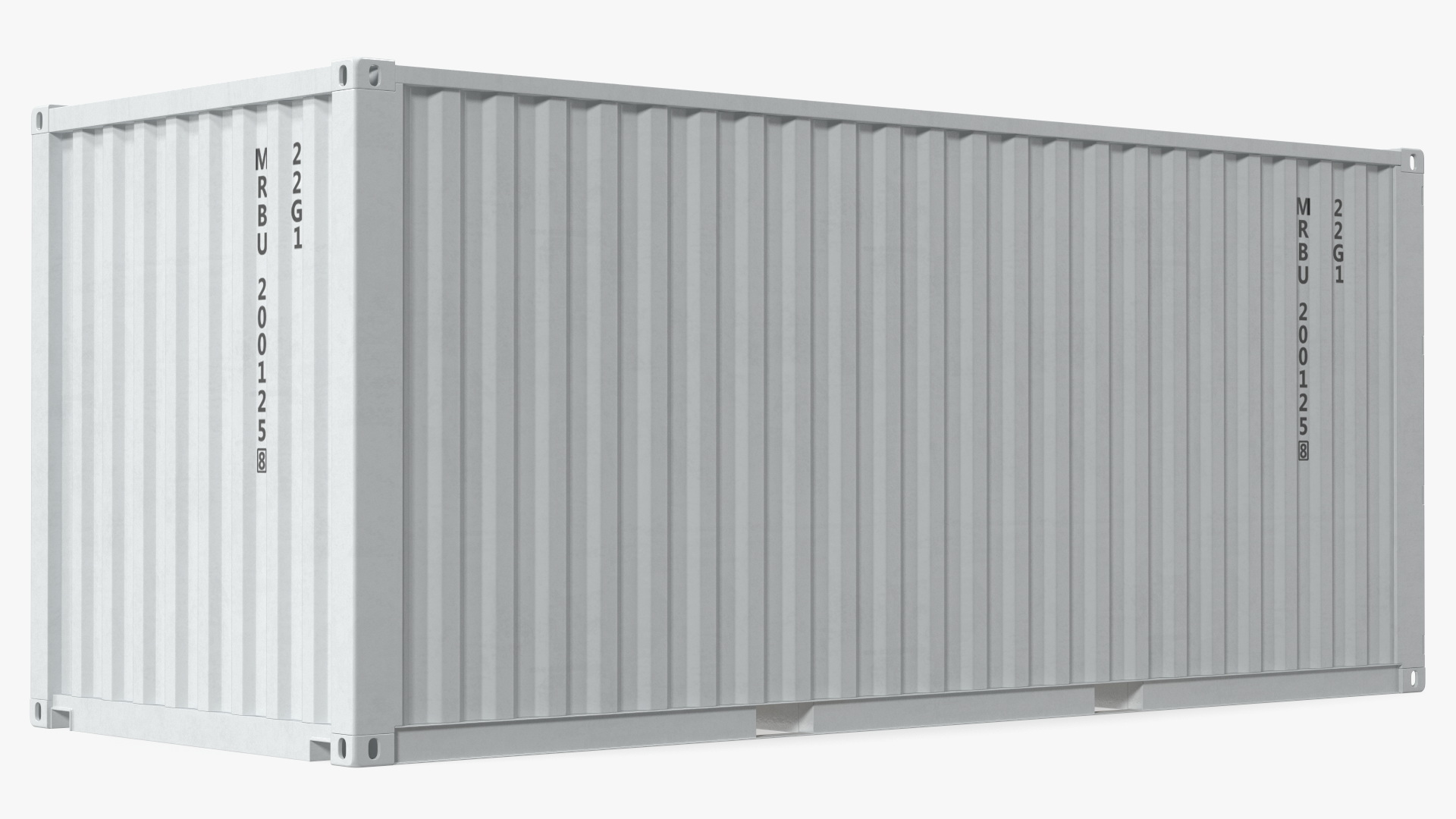 3D model Shipping Cargo Container 20 ft