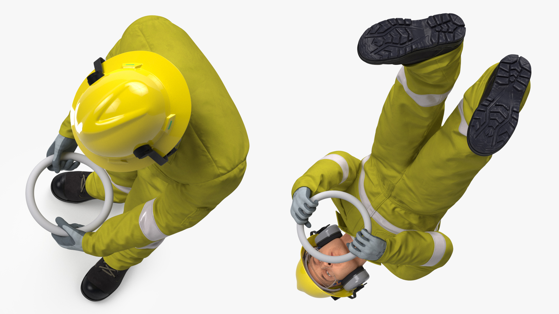 3D Gas Worker with Valve