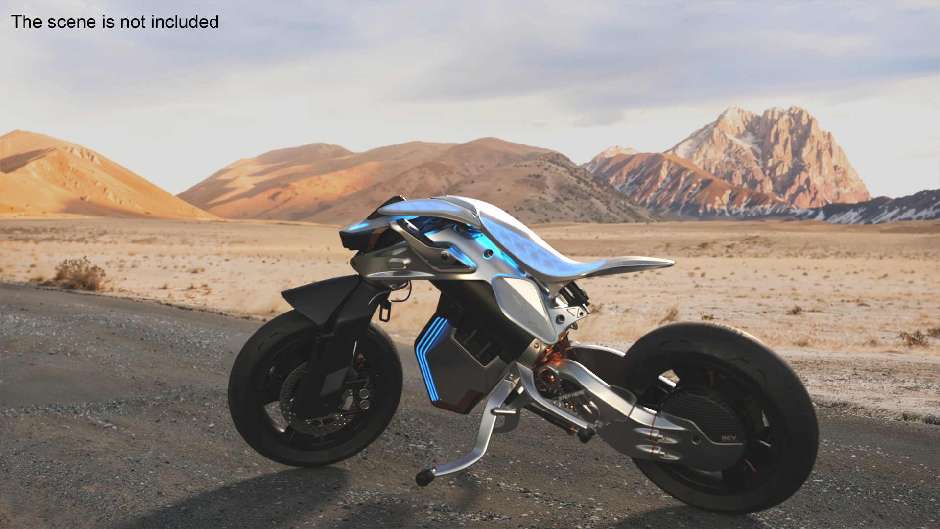 3D model Yamaha MOTOROiD 2 Motorcycle Rigged