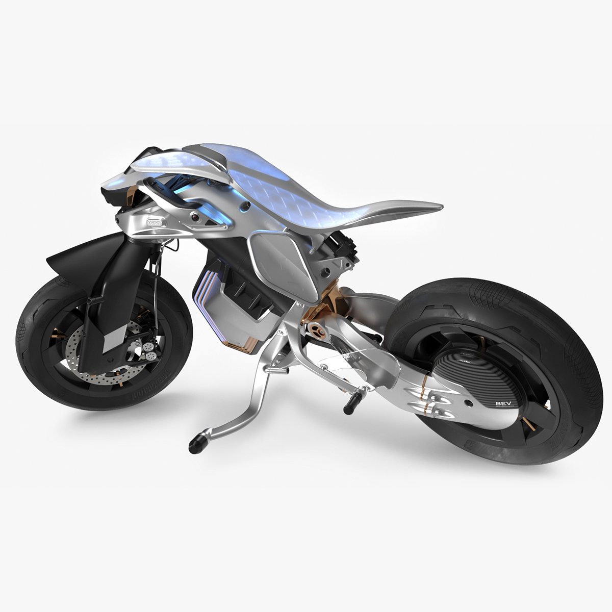 3D model Yamaha MOTOROiD 2 Motorcycle Rigged