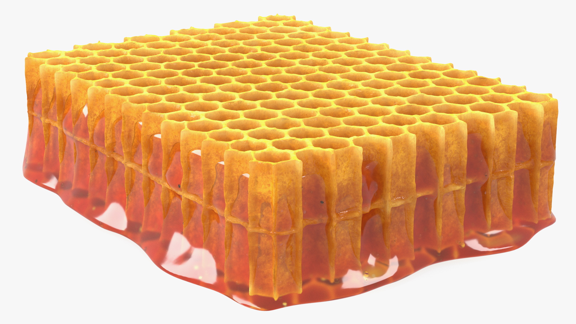 3D Raw Honeycomb model