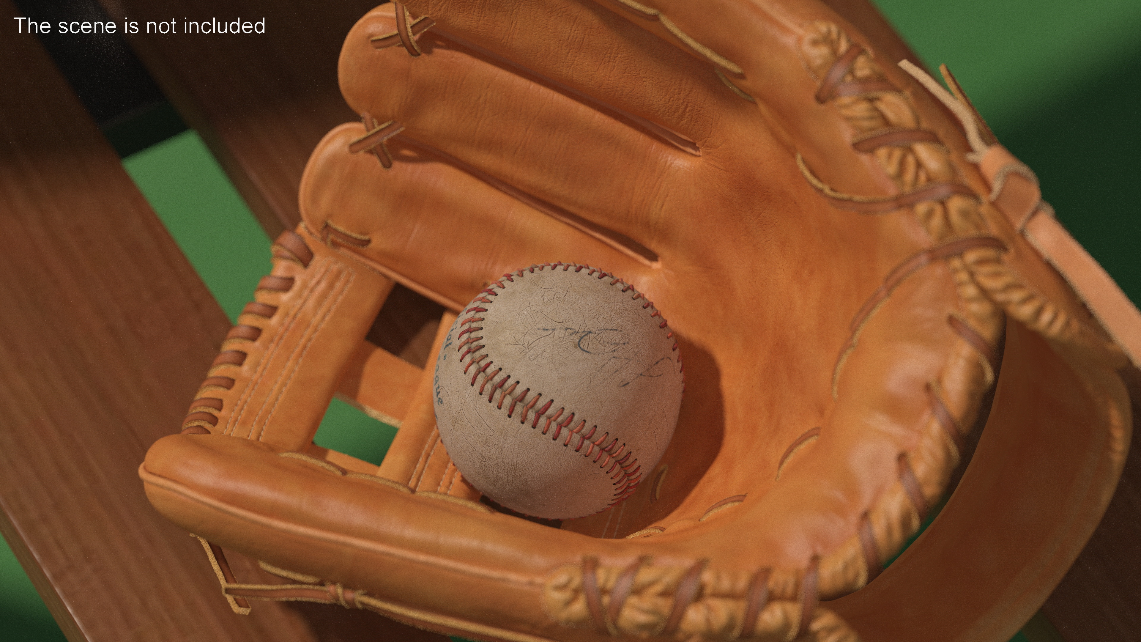 National League Baseball Ball 1950-1965 3D model