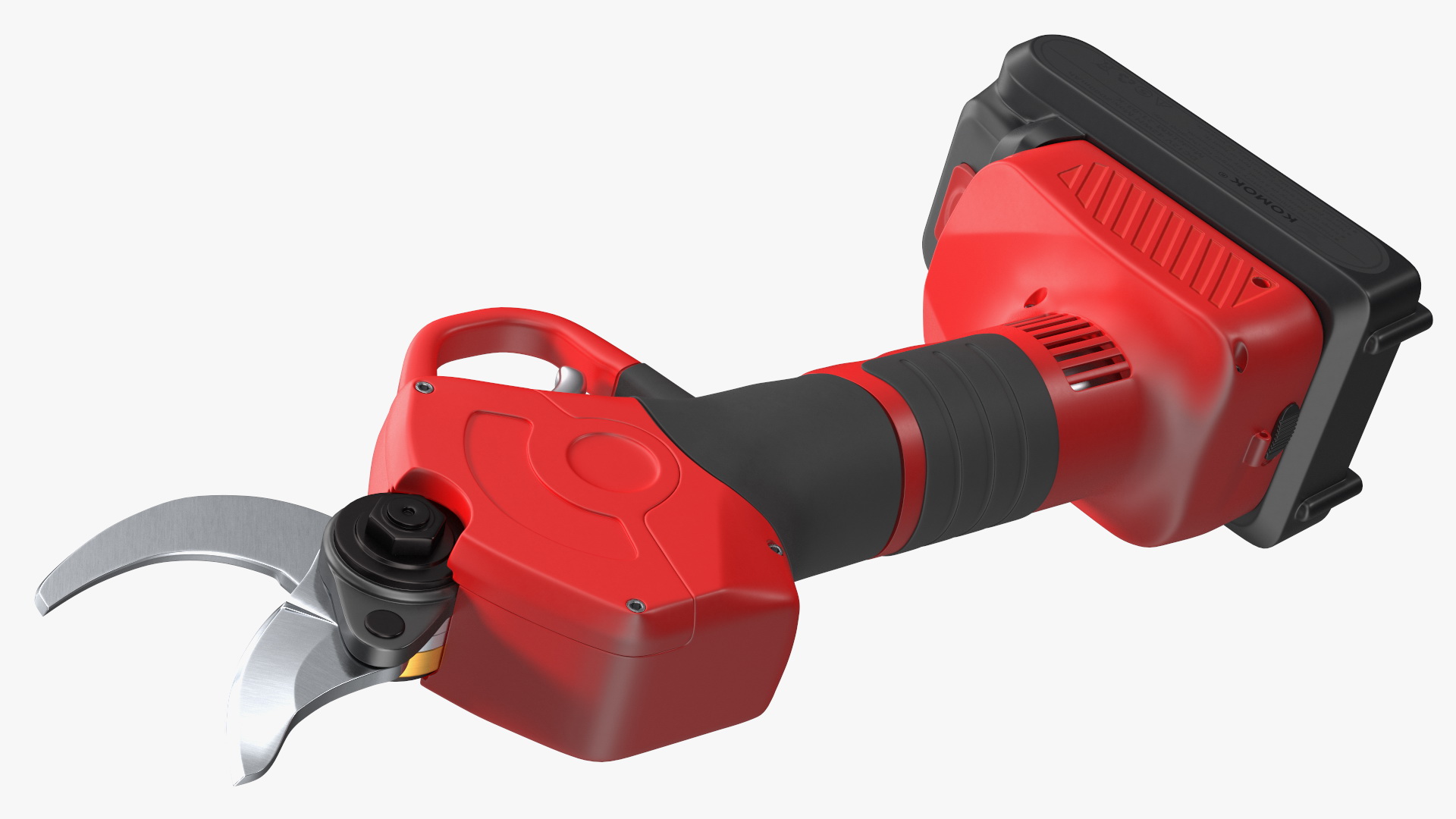 Red Cordless Pruner 3D model