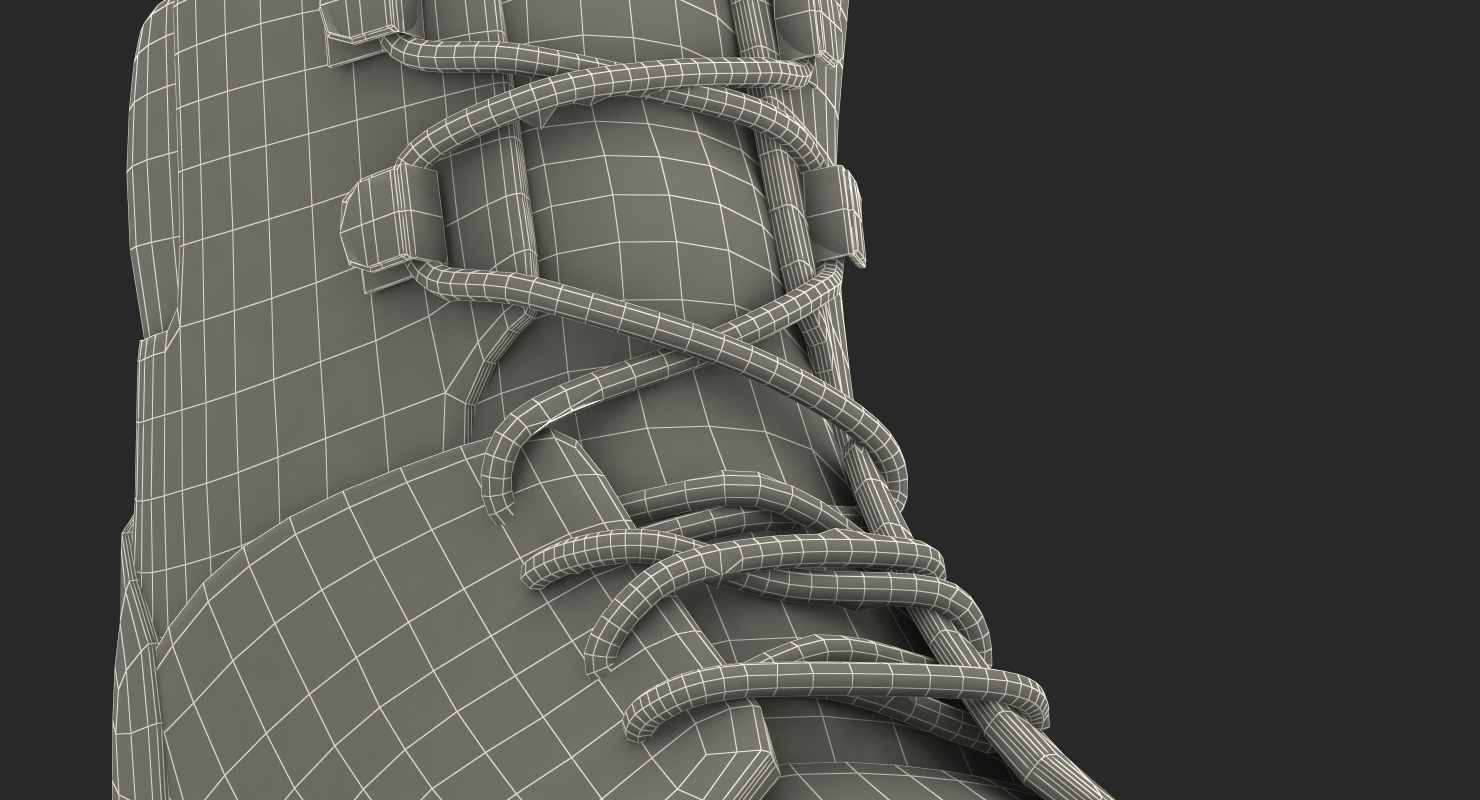 3D Vintage Boots model