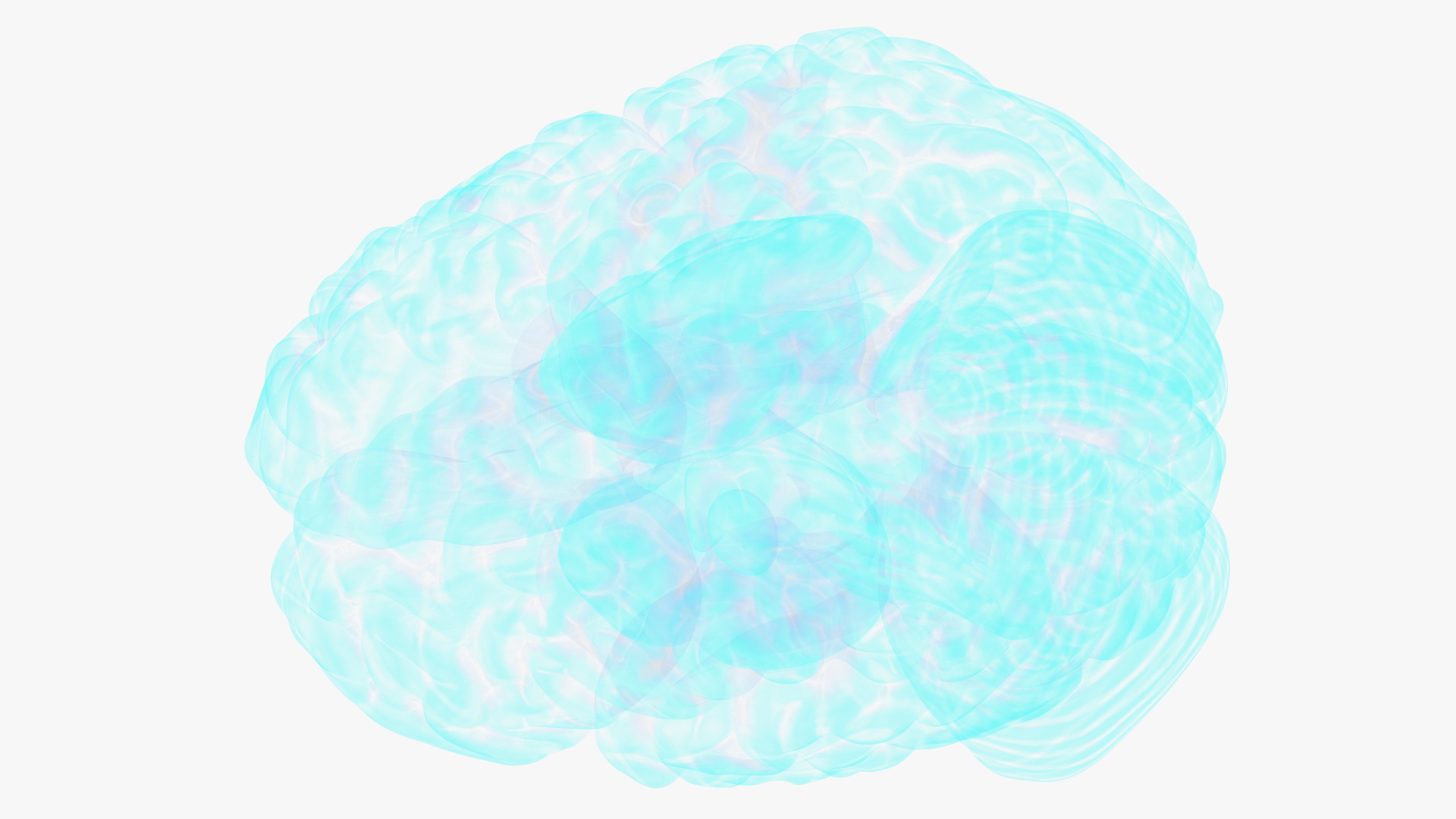 Xray Brain Hologram 3D model