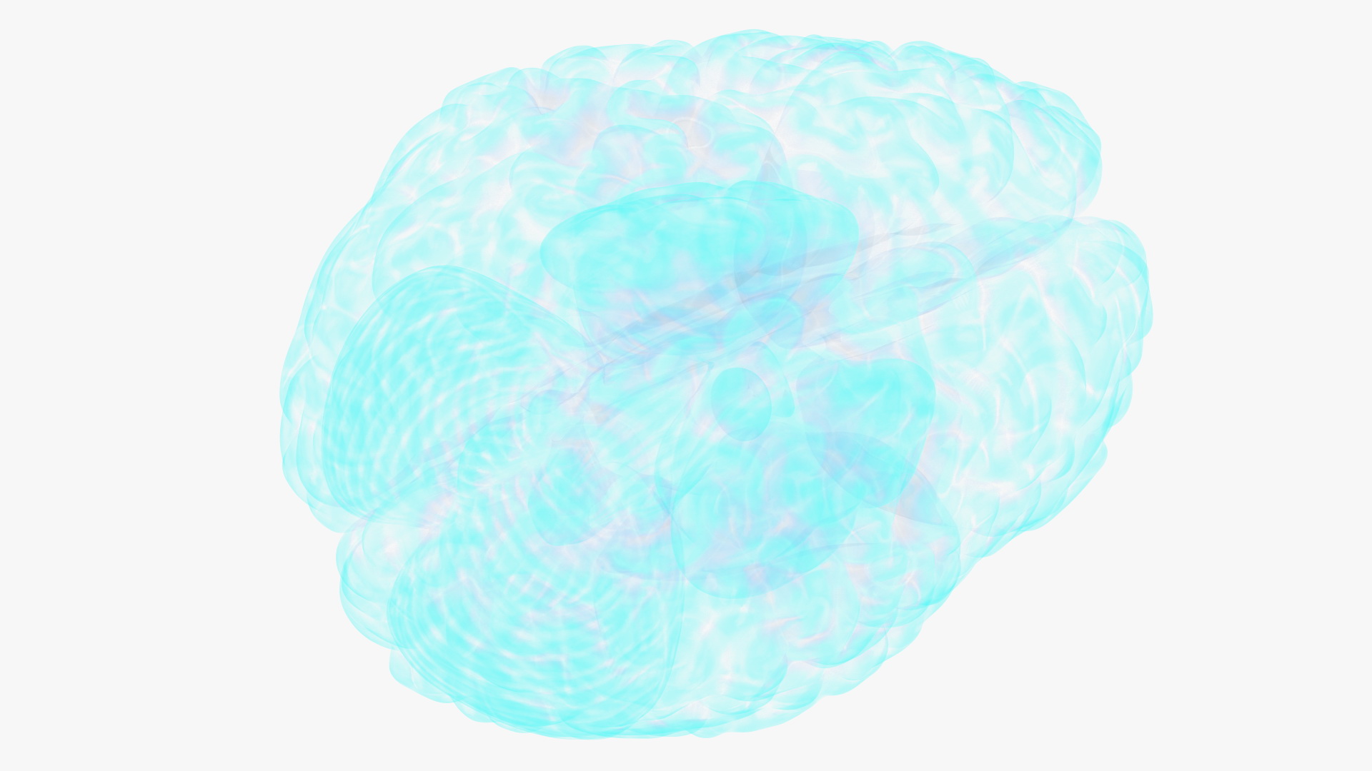 Xray Brain Hologram 3D model