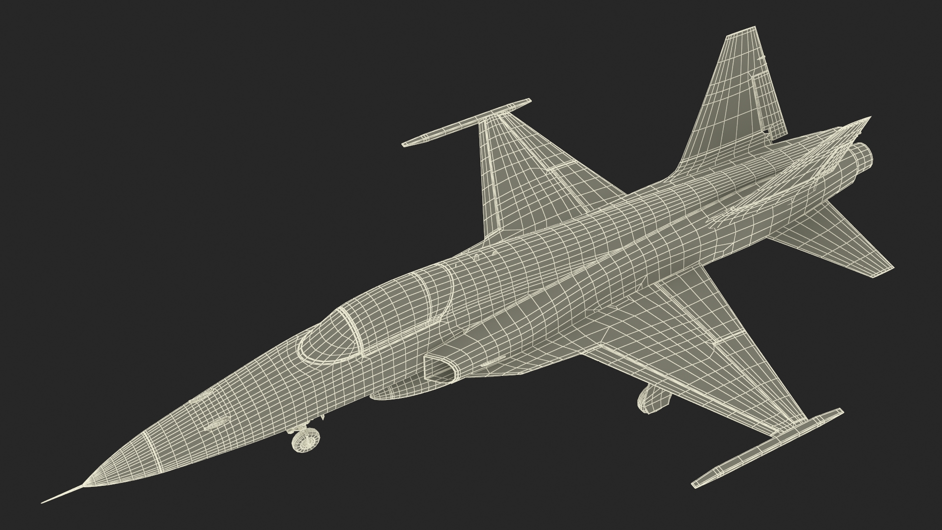 Iranian HESA Saeqeh Fighter Aircraft Rigged for Cinema 4D 3D