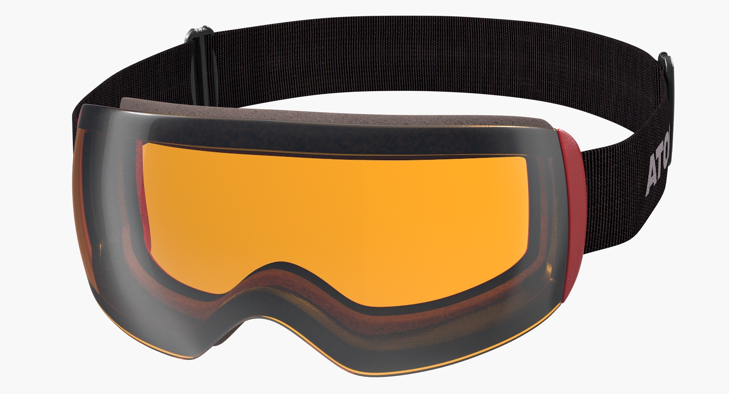 3D Ski Goggles Atomic model