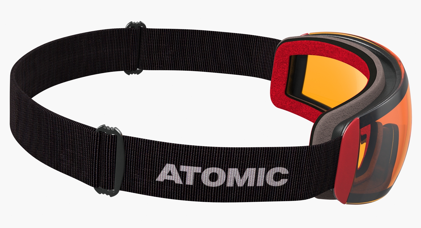 3D Ski Goggles Atomic model