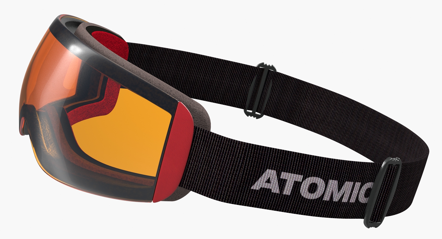 3D Ski Goggles Atomic model