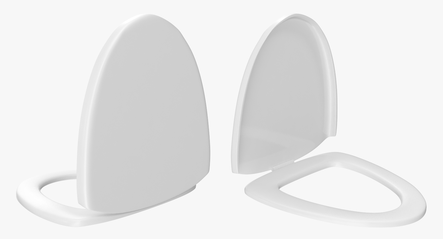 3D Closed Toilet Seat model