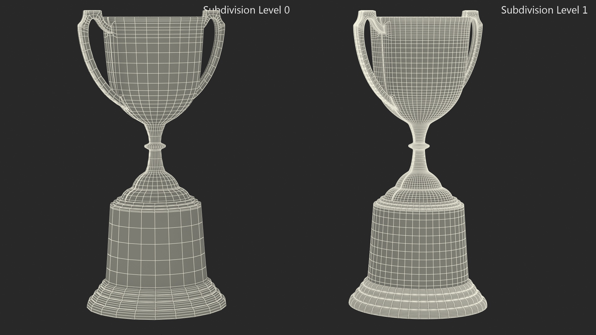 Brass Trophy 3D