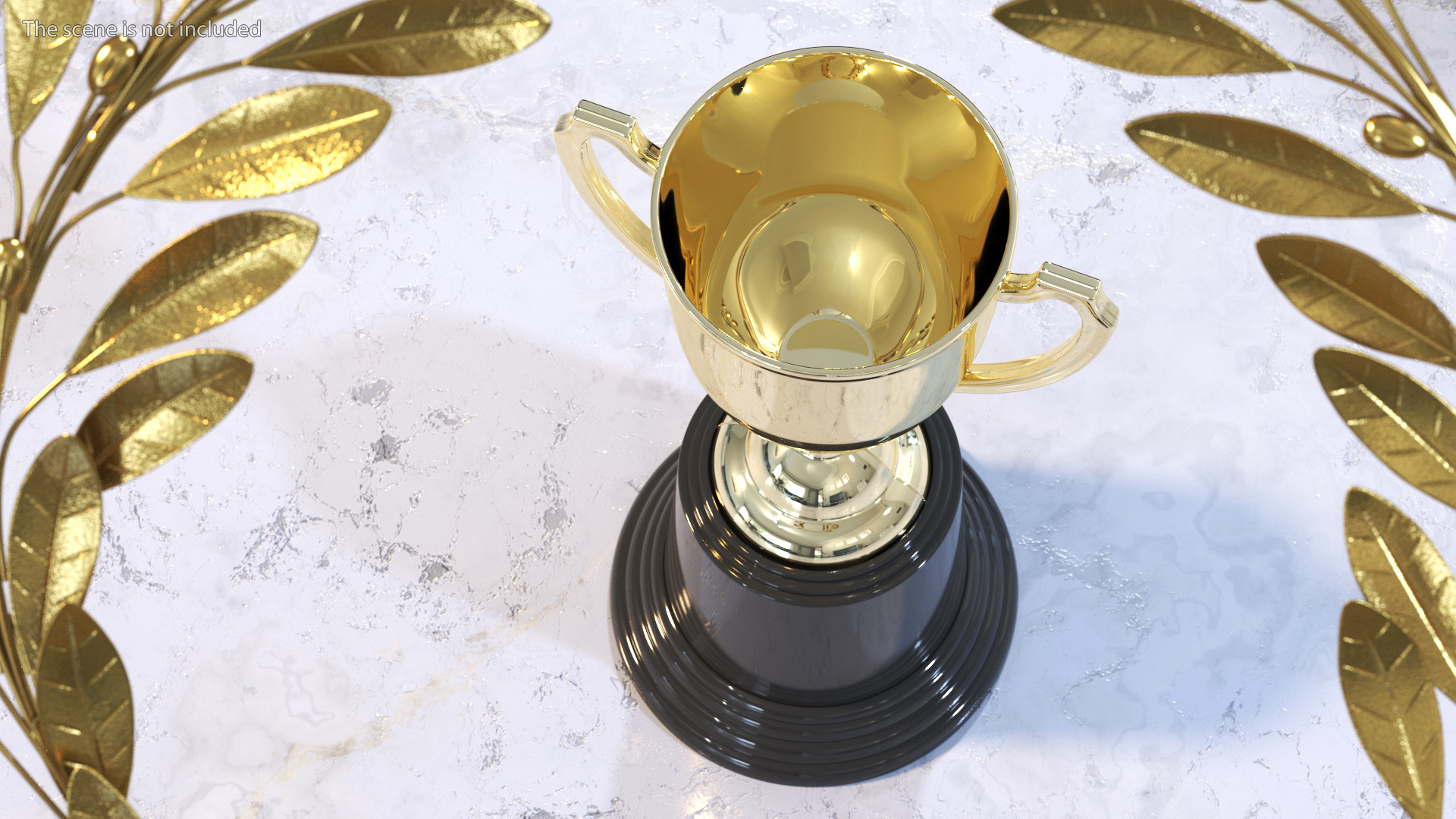 Brass Trophy 3D