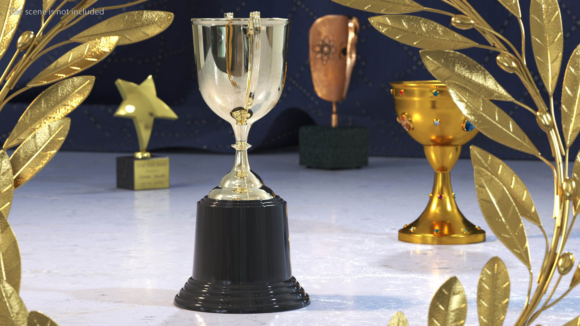 Brass Trophy 3D