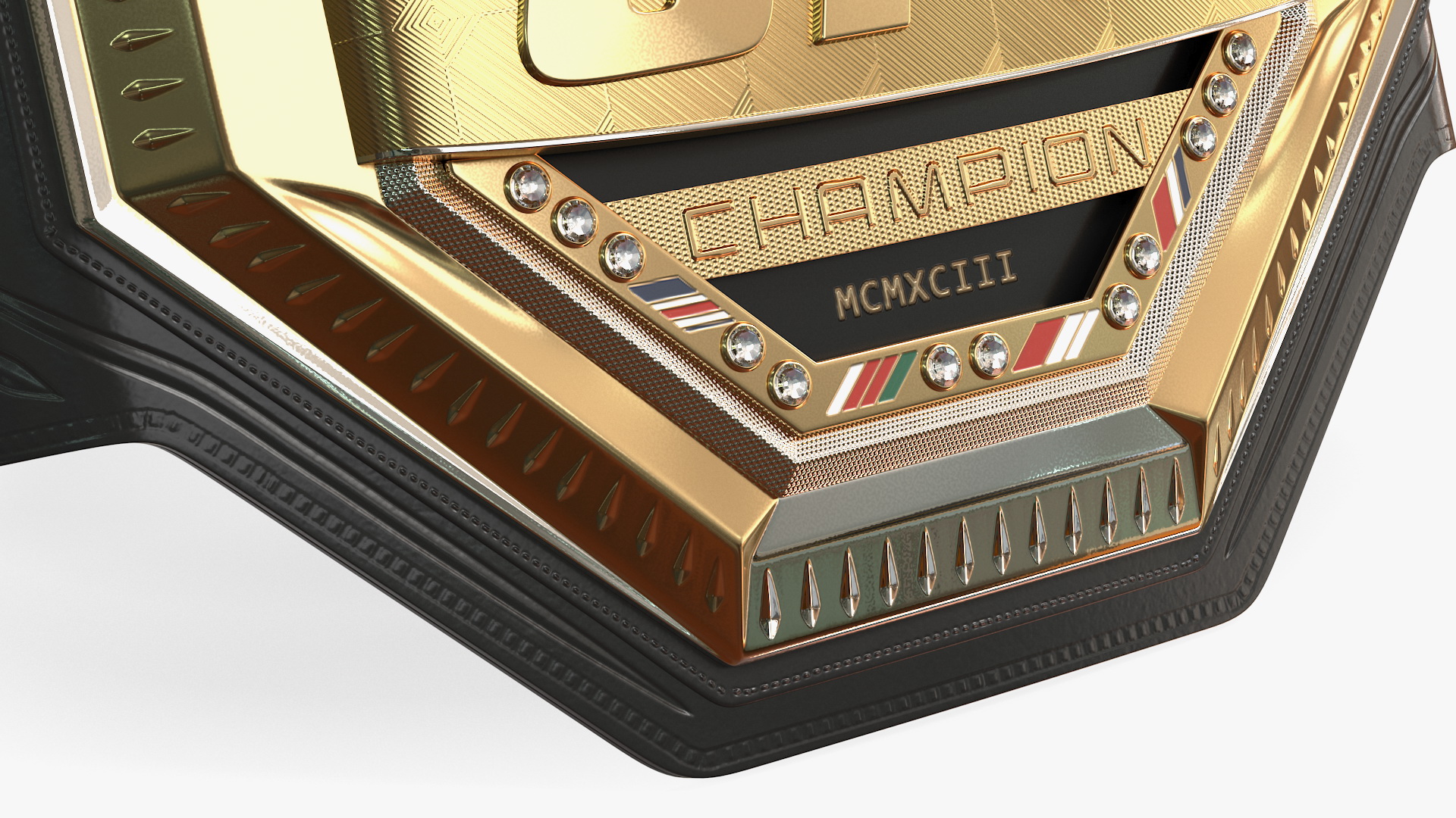 3D UFC Legacy Championship Belt model