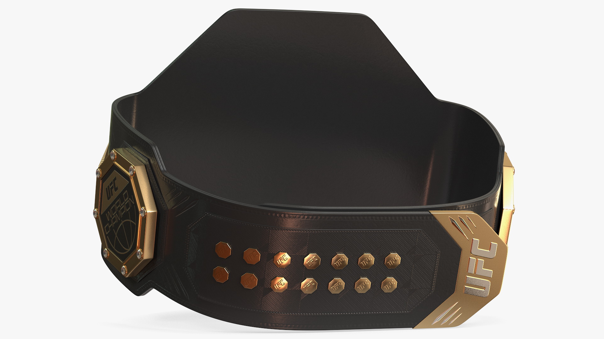 3D UFC Legacy Championship Belt model