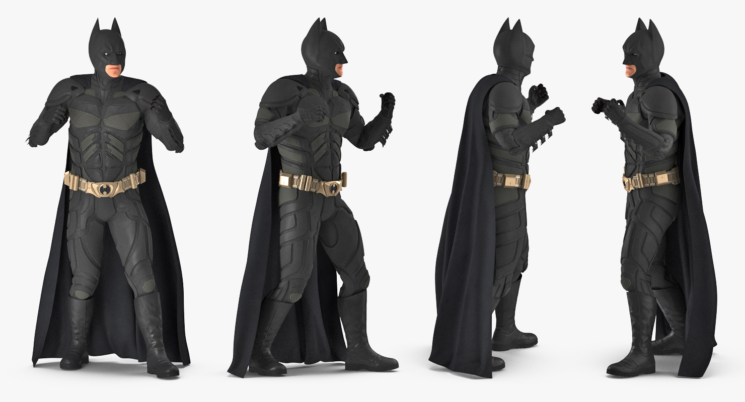 3D model Batman Fighting Pose