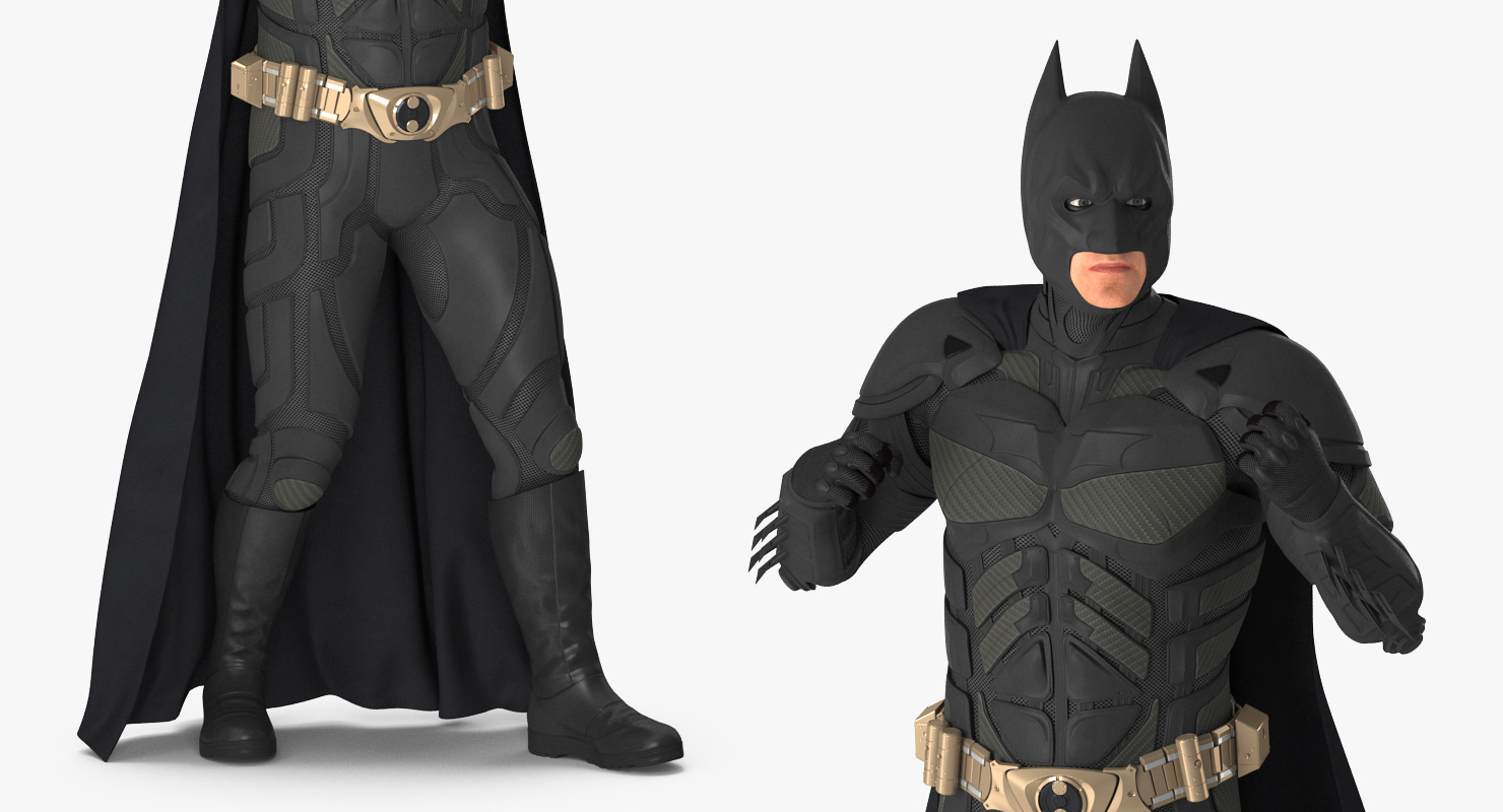 3D model Batman Fighting Pose