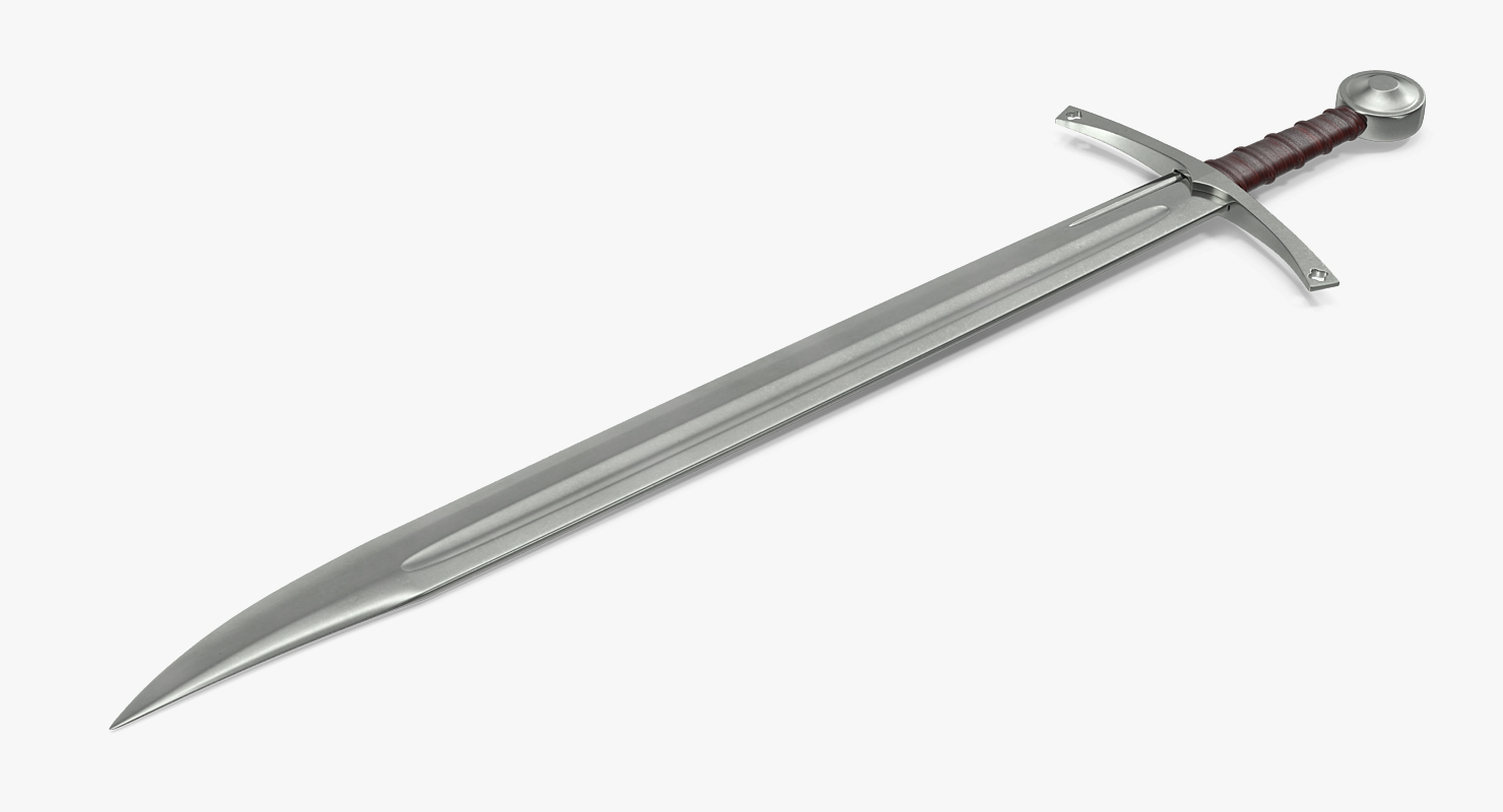 3D European Falchion Sword model