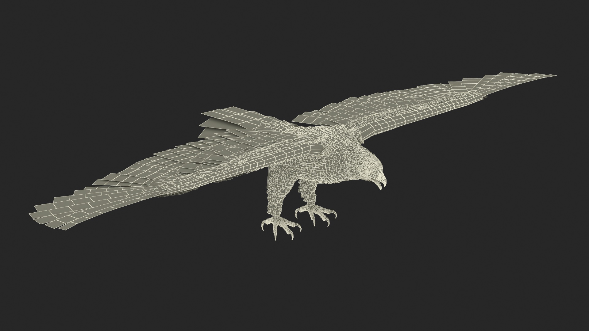 3D Realistic Imperial Eagle Rigged