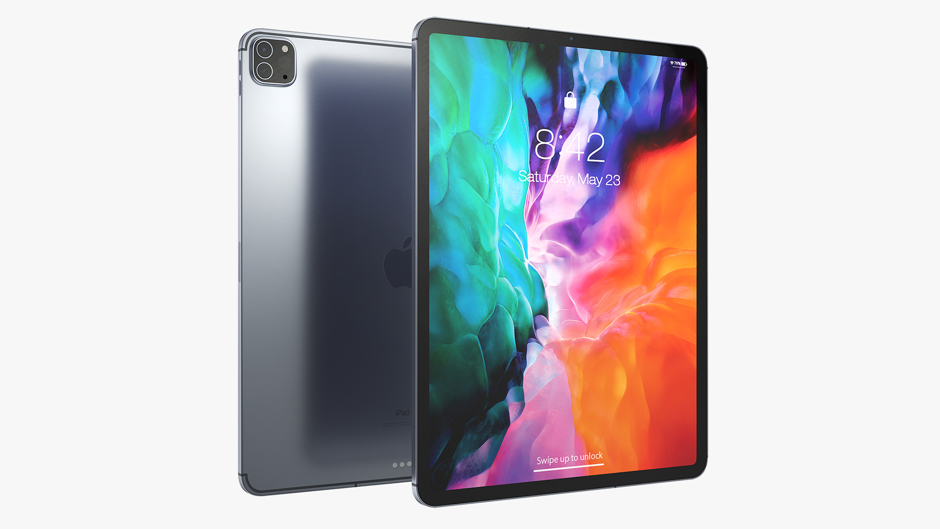 iPad Pro 2020 12 9 inch Space Grey 3D model