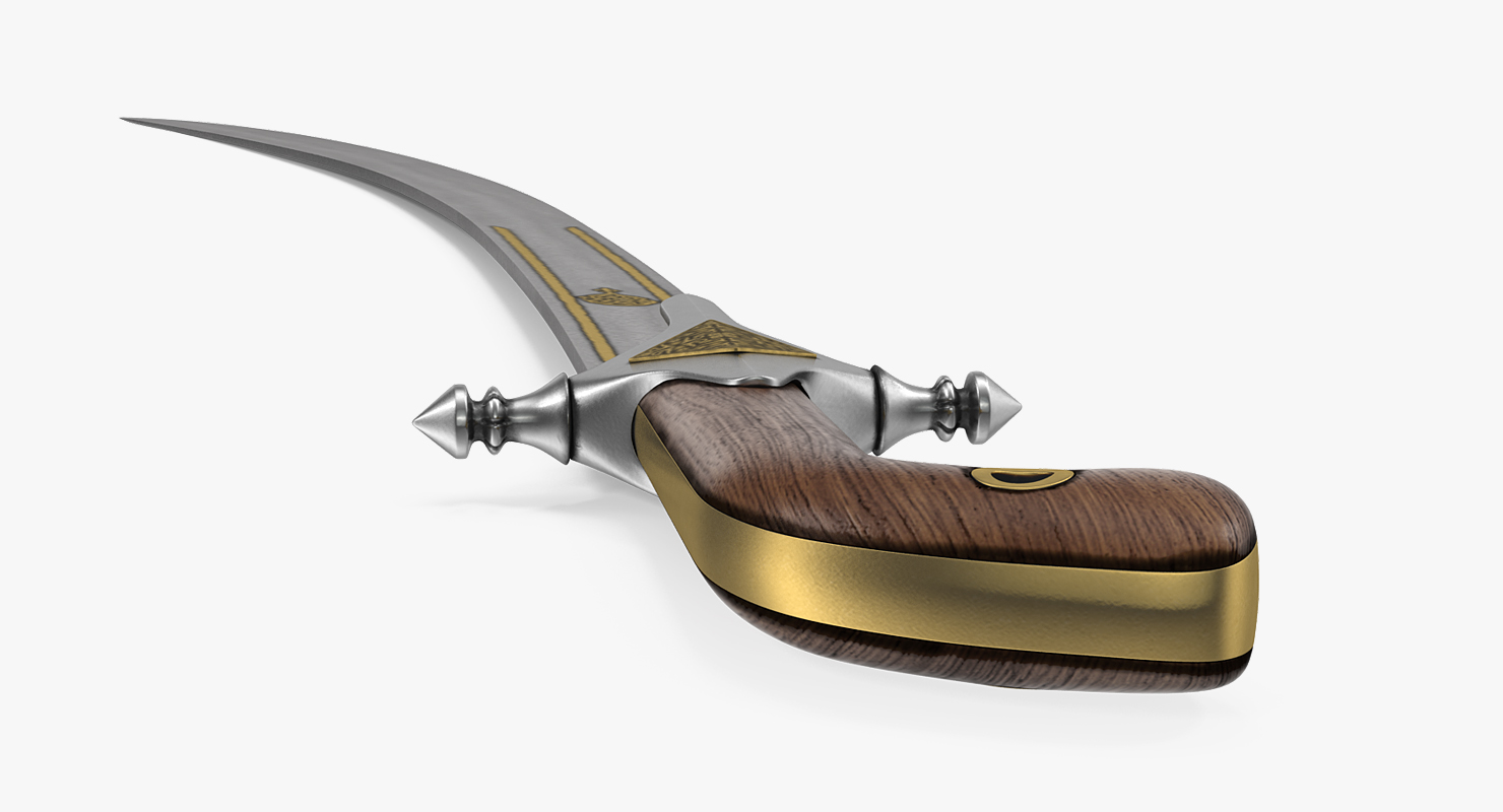 3D Arab Bedouin Sword model