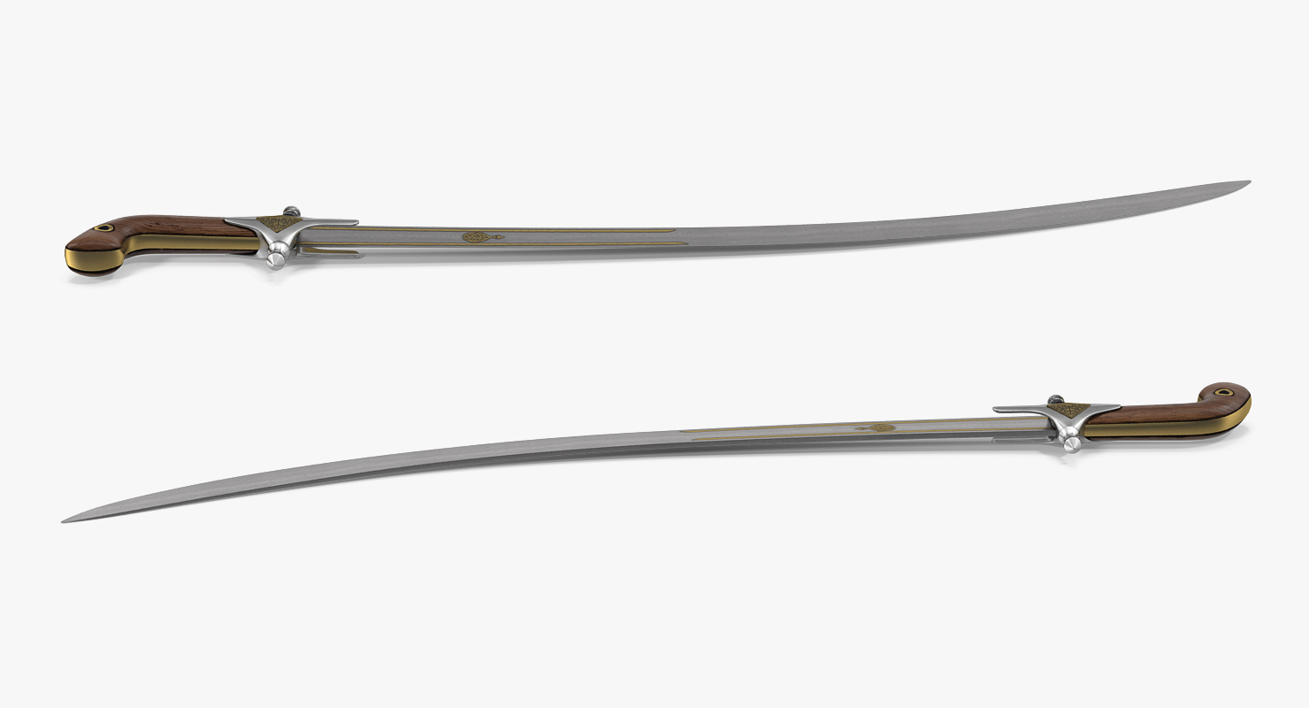 3D Arab Bedouin Sword model