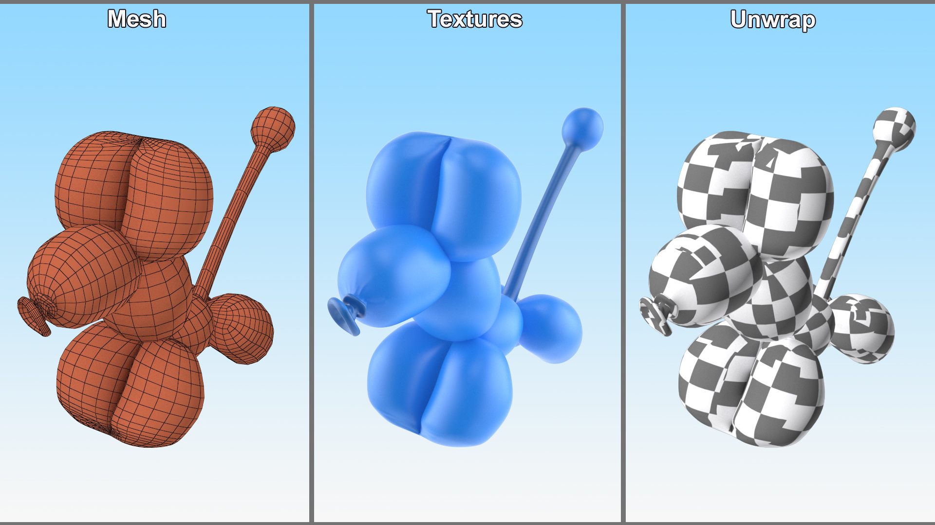 3D model Balloon Dog Figurine