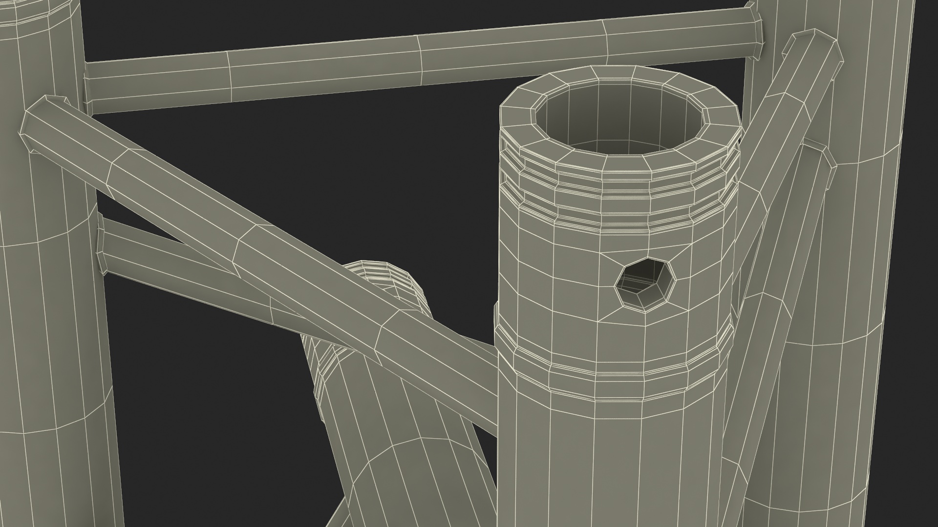 3D Development Triangular Truss Modular