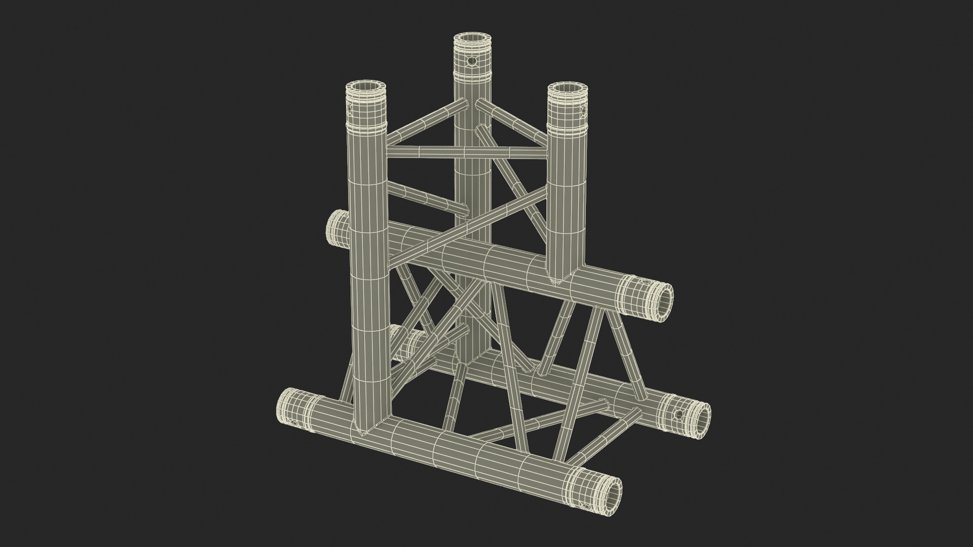 3D Development Triangular Truss Modular