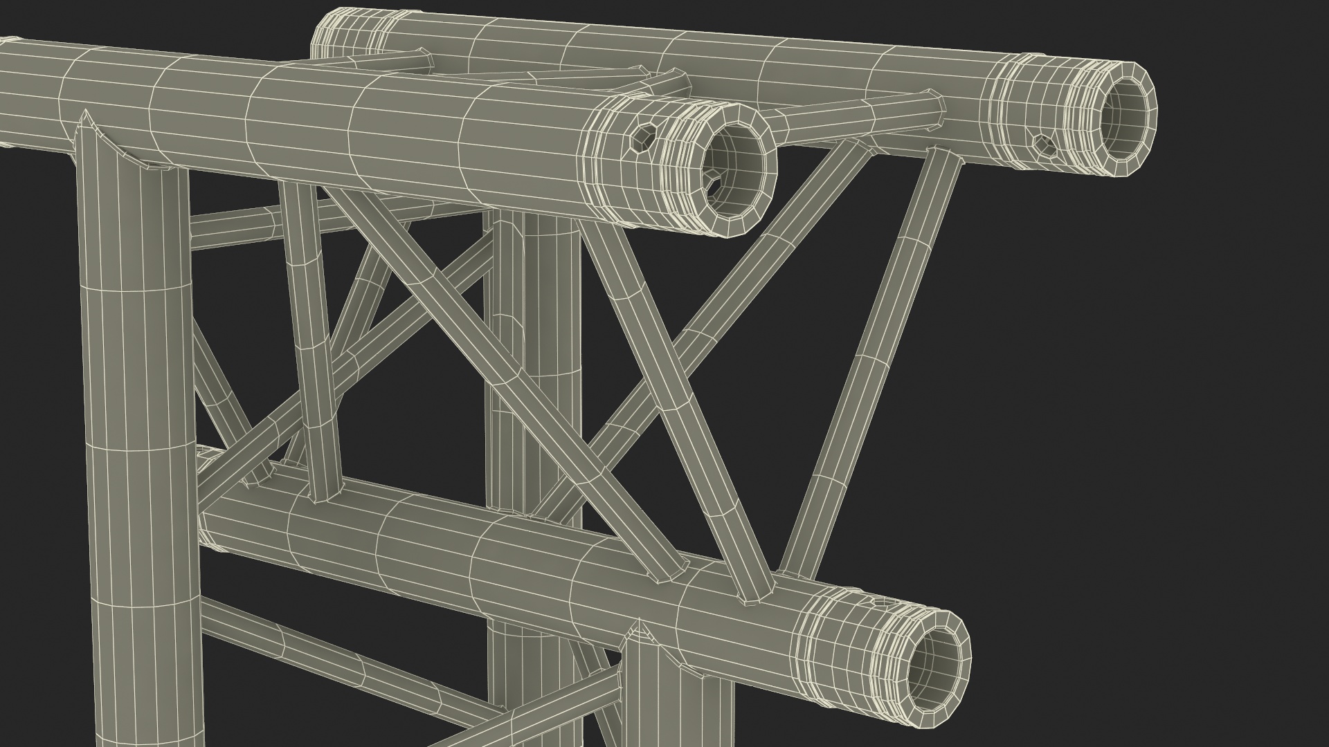 3D Development Triangular Truss Modular