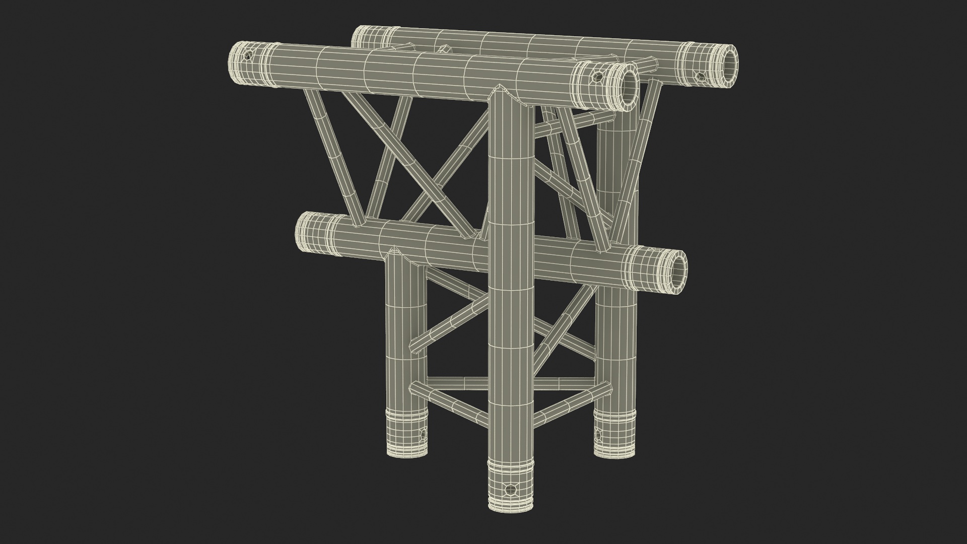 3D Development Triangular Truss Modular