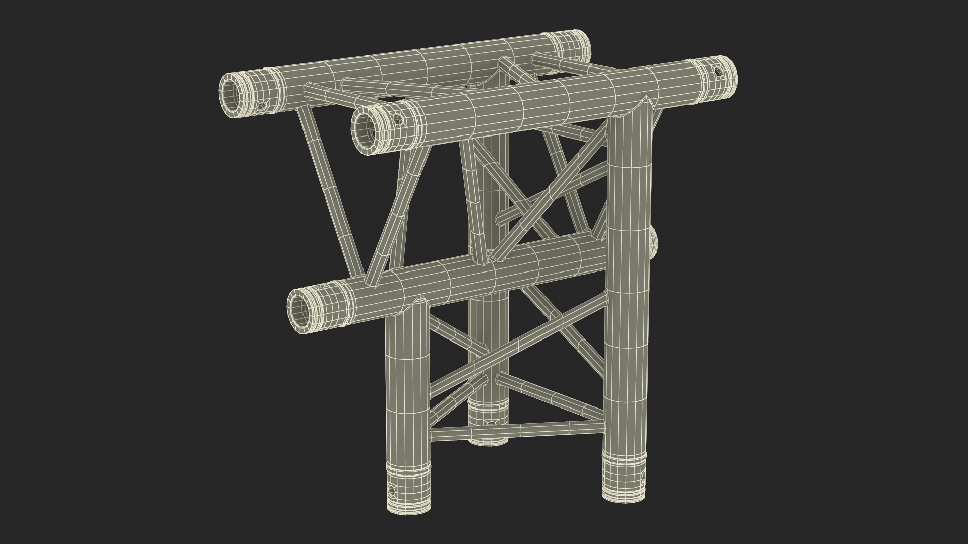 3D Development Triangular Truss Modular