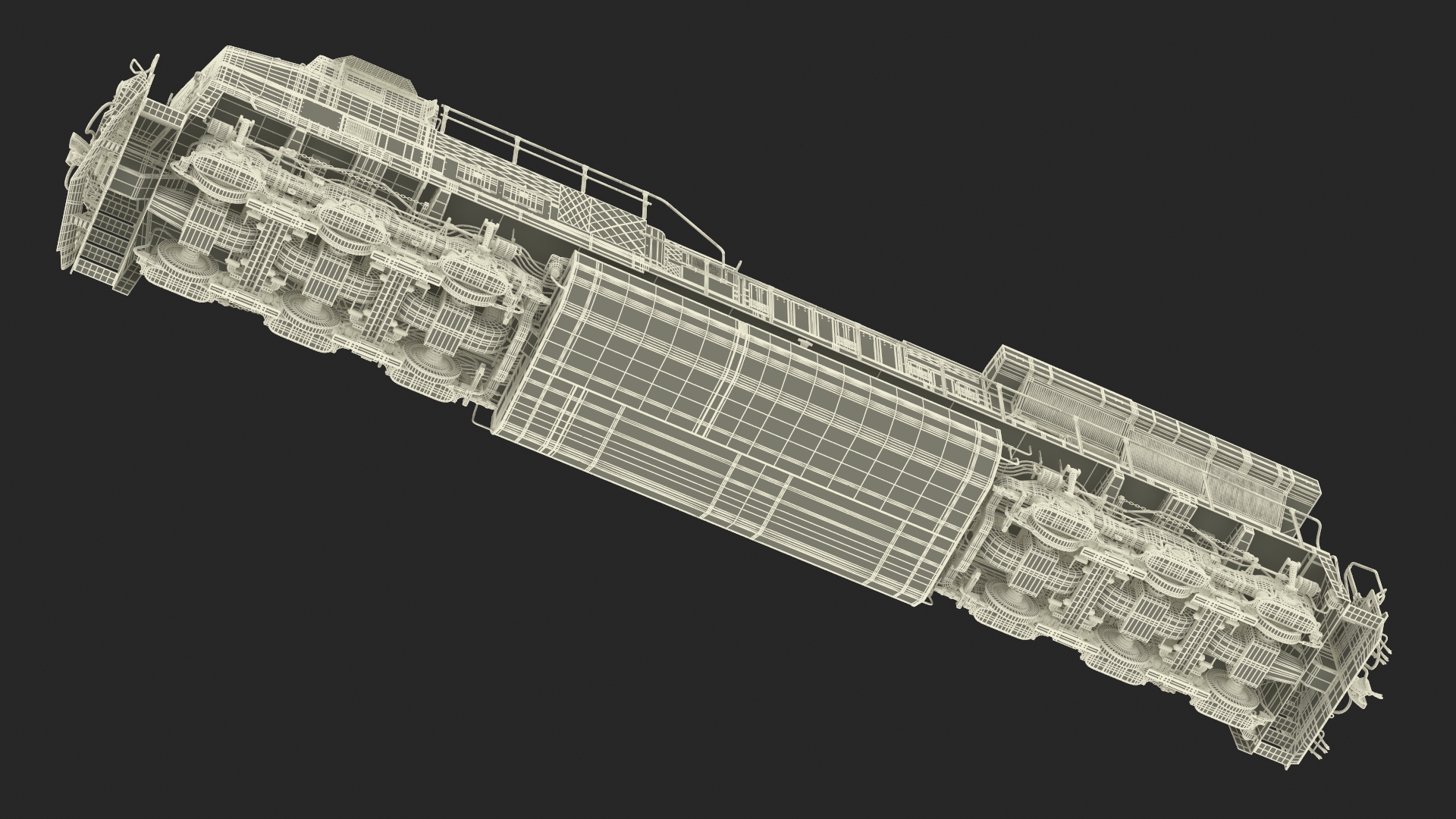 Canadian Pacific Railway Locomotive ES44AC 3D