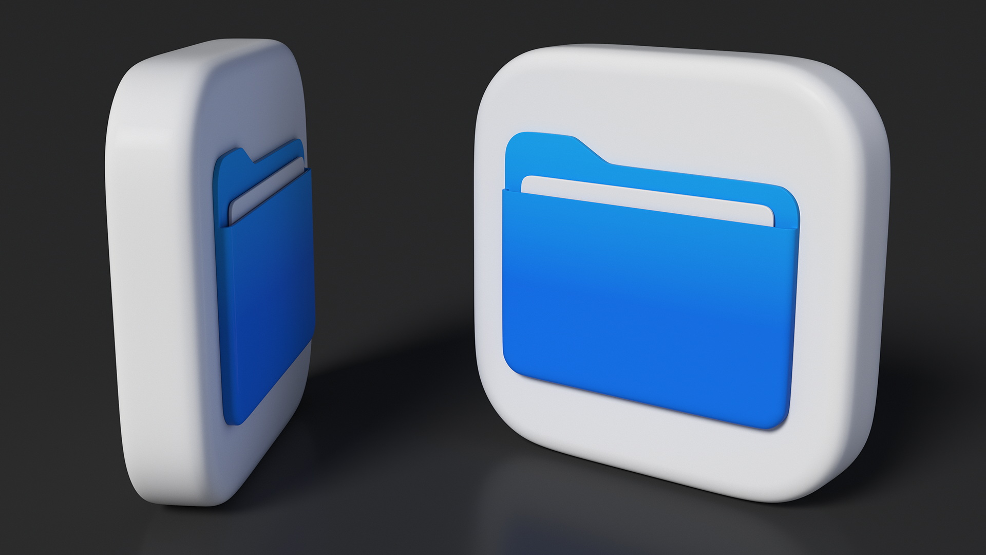 3D iPhone iOS Files Icon